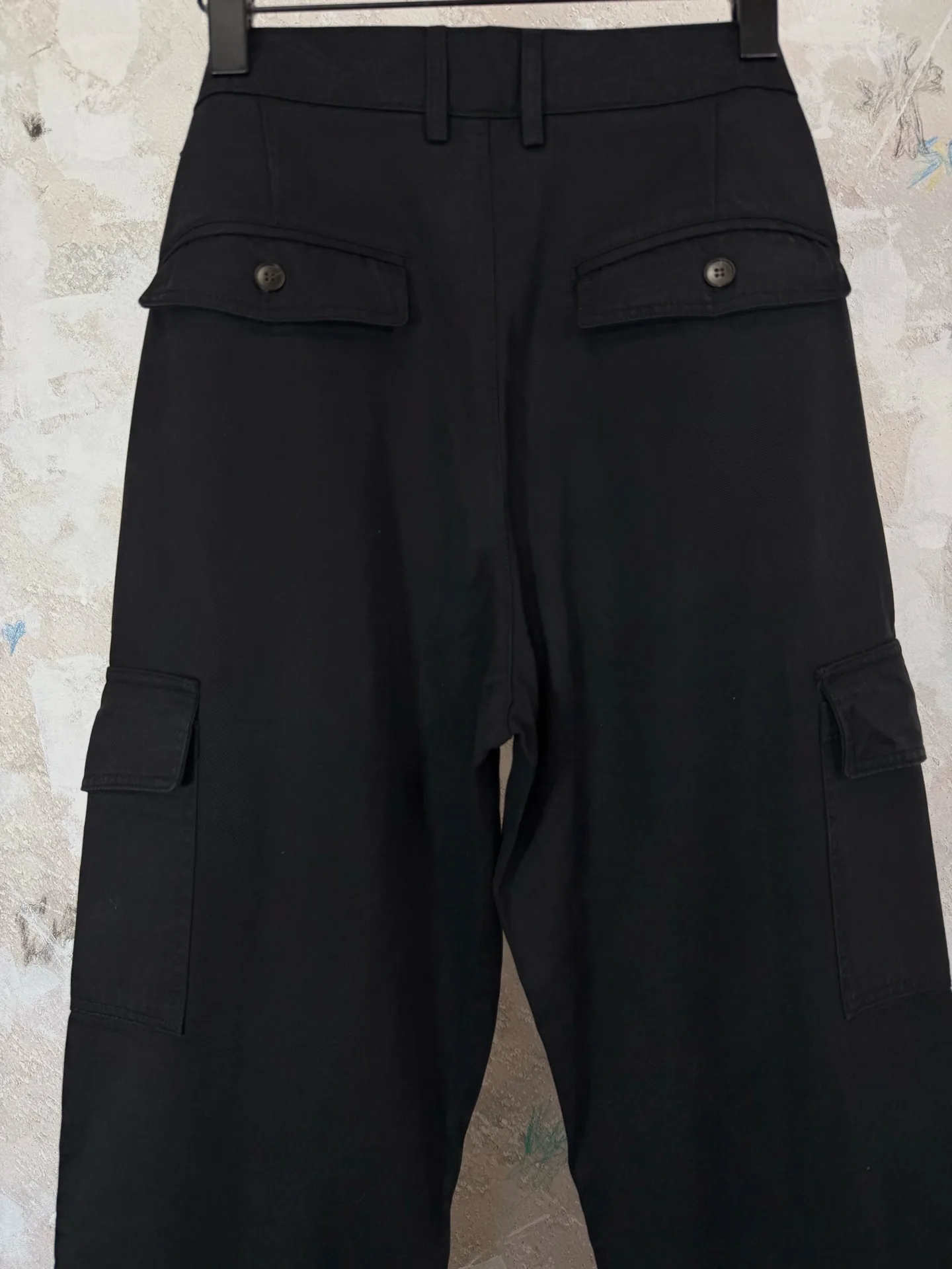 Bizen Cotton-Linen Straight-Leg Cargo Trousers D23519214 — view 8
