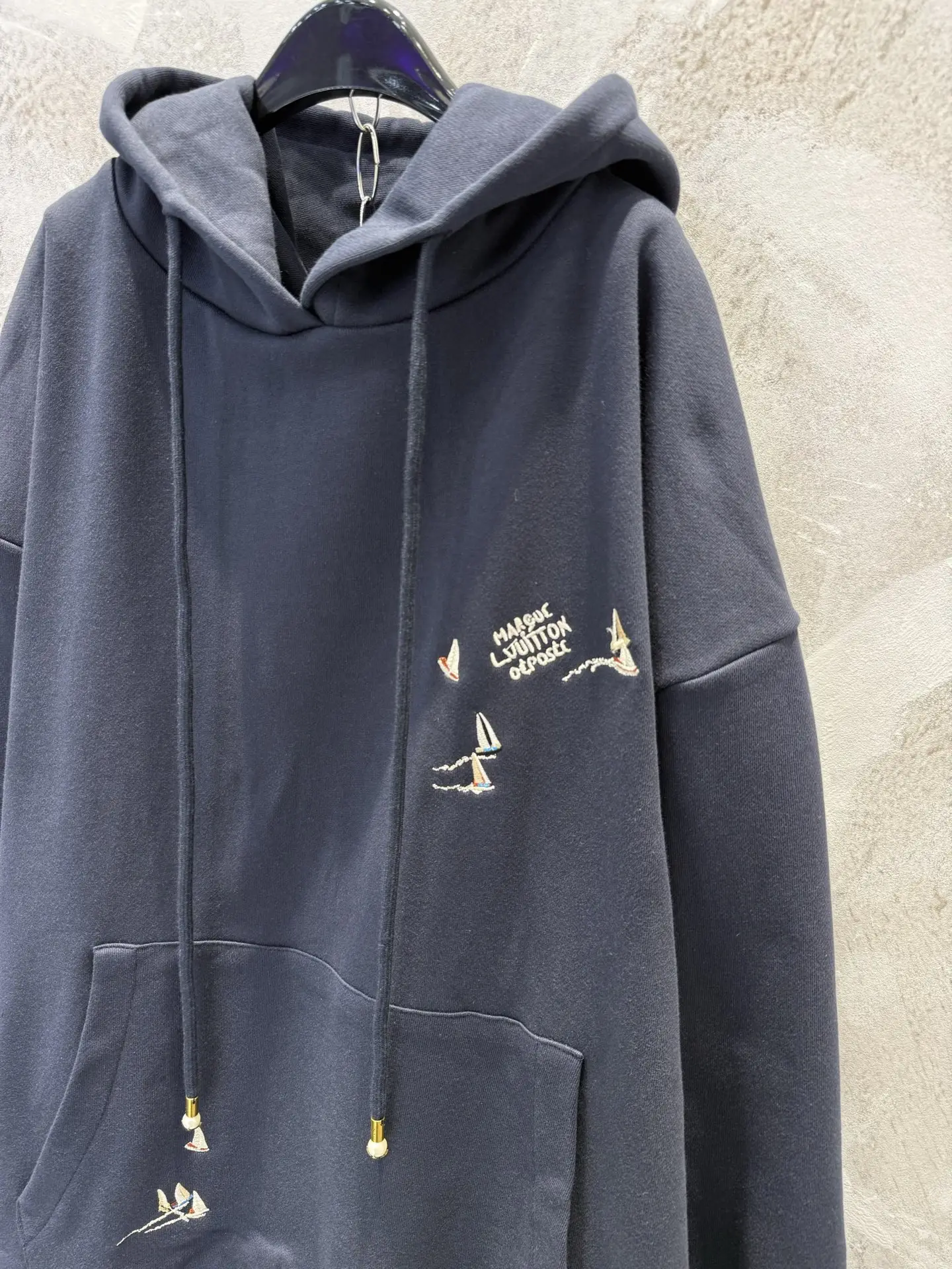 Regatta Sailing Embroidered Cotton Hoodie D24513350 — view 3