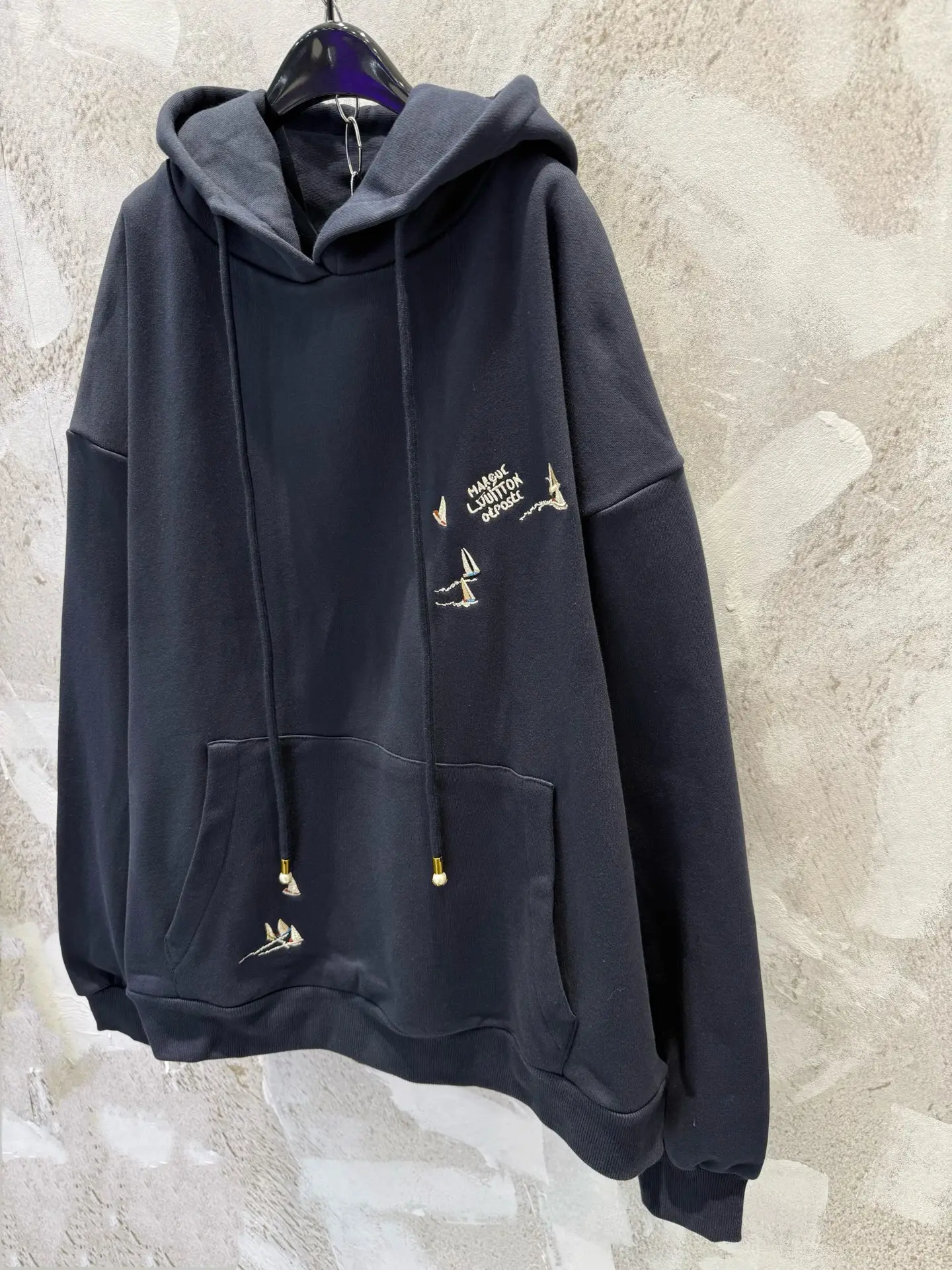 Regatta Sailing Embroidered Cotton Hoodie D24513350 — view 4