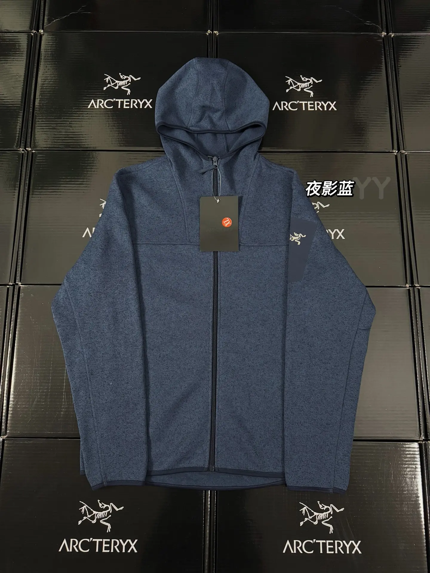 Covert Wool-Blend Fleece Hooded Jacket D26020653