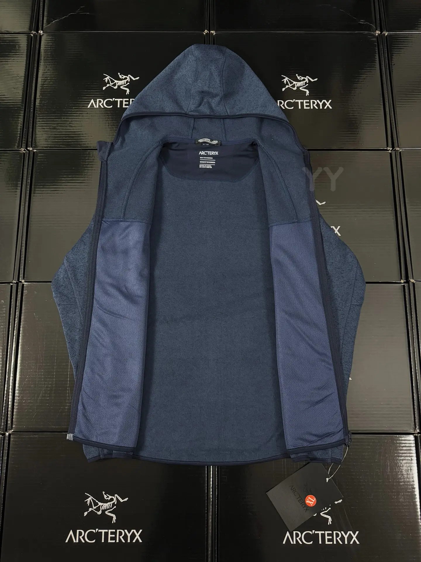 Covert Wool-Blend Fleece Hooded Jacket D26020653 — view 5