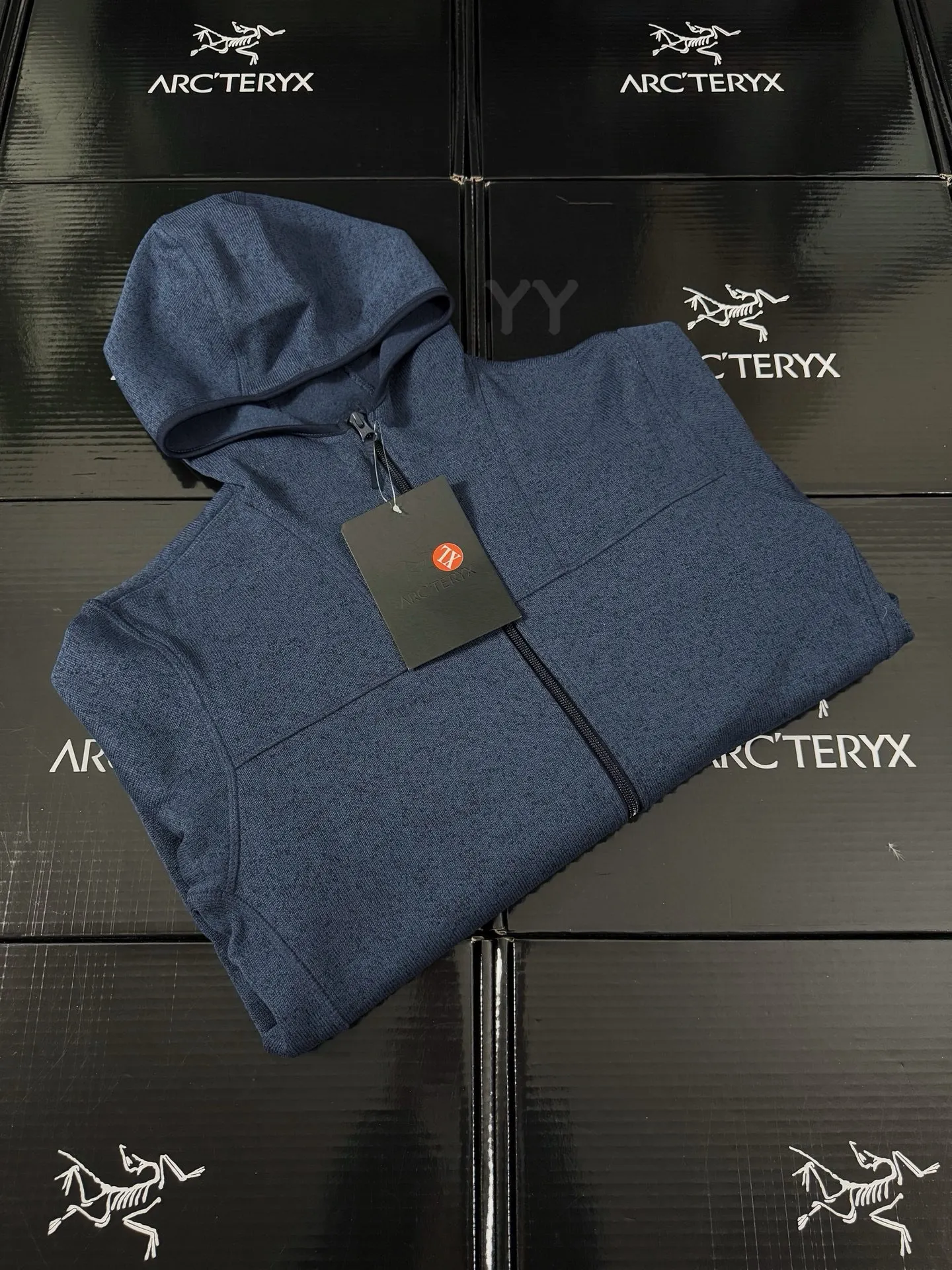 Covert Wool-Blend Fleece Hooded Jacket D26020653 — view 9