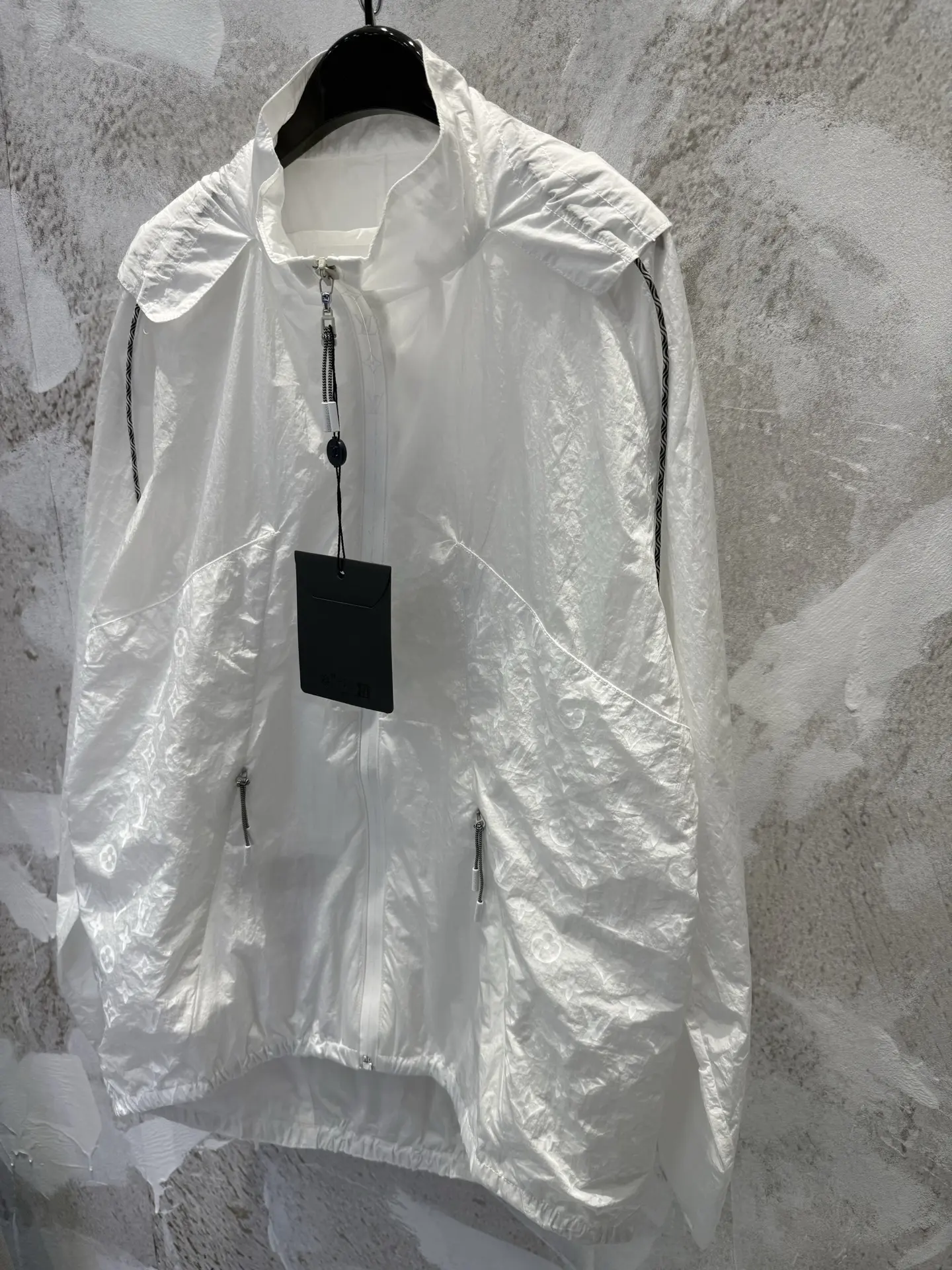 Monogram Jacquard Hooded Windbreaker D26513373 — view 3