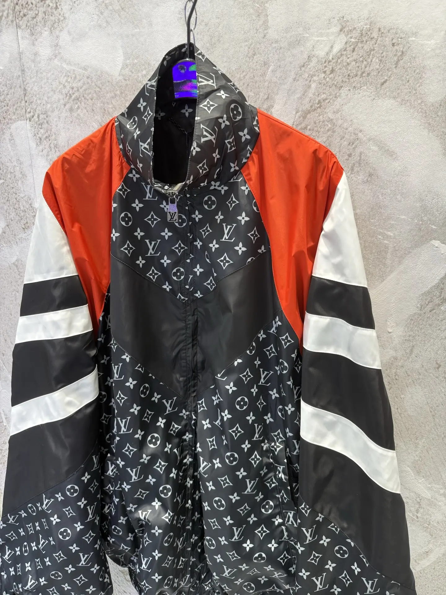 Monogram Color-Block Windbreaker Jacket D27013357 — view 3