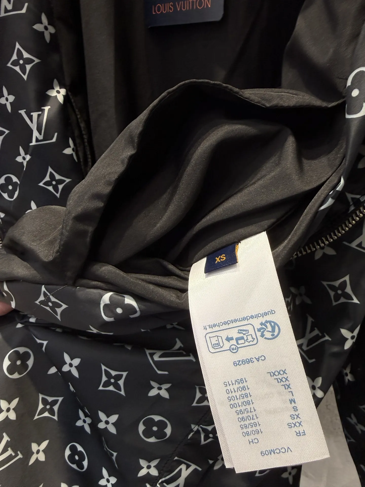Monogram Color-Block Windbreaker Jacket D27013357 — view 9