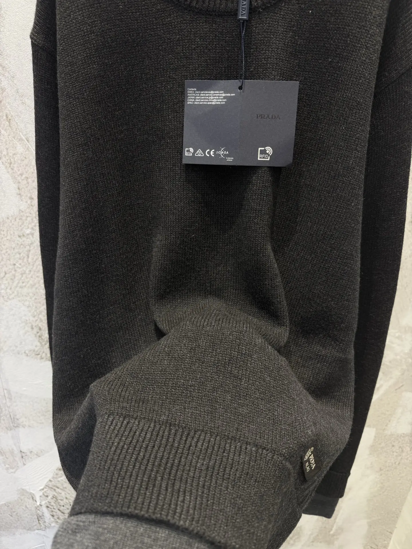 Layered-Effect Cashmere and Wool-Blend Sweater D27813354 — view 7