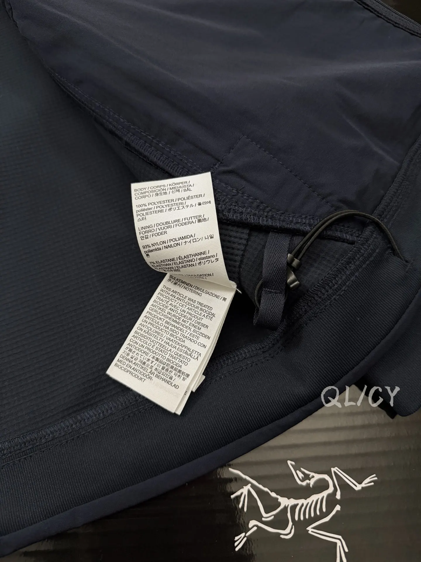 Waffle-Knit Zip-Up Performance Jacket D28020851 — view 9