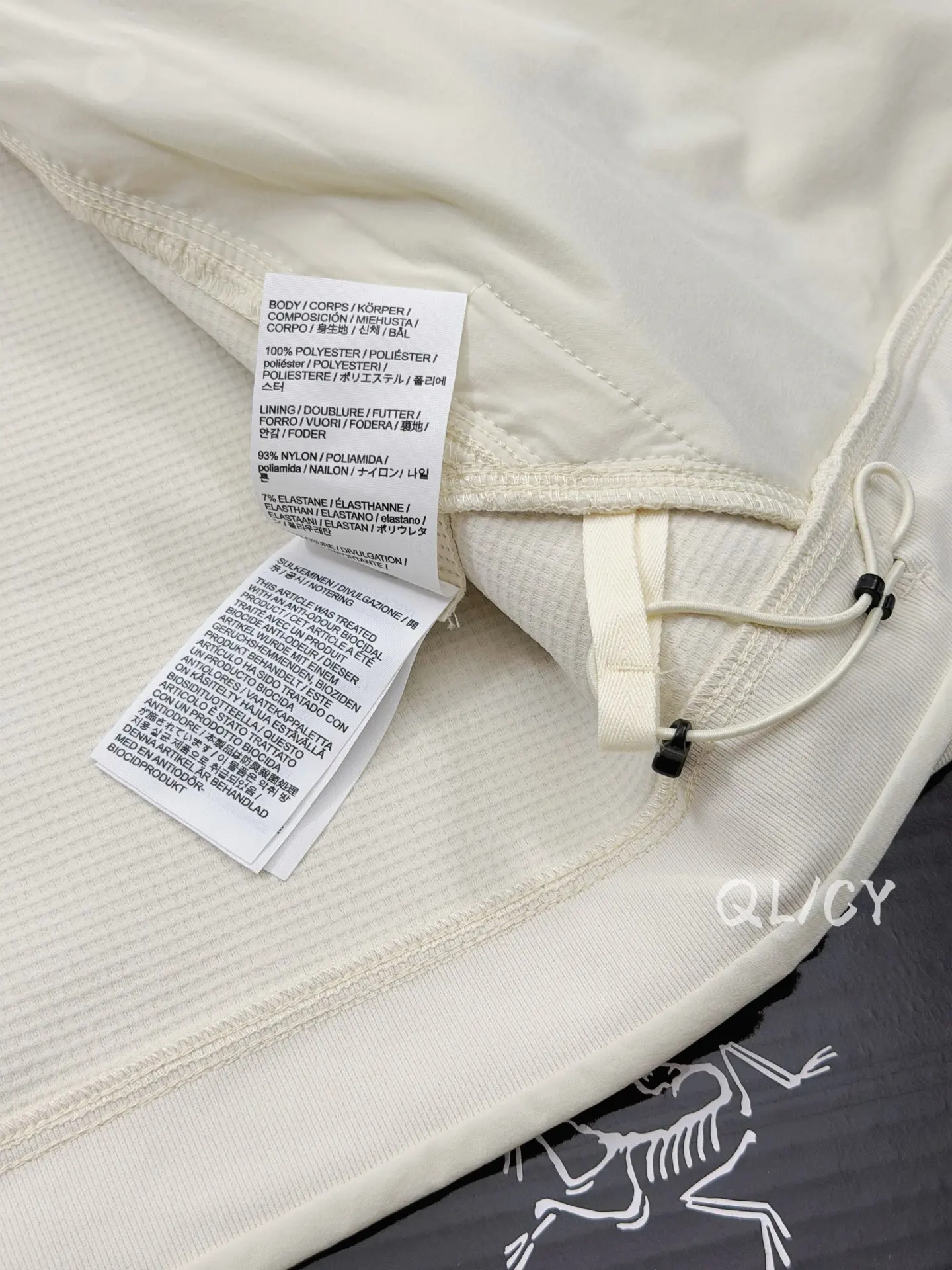 Waffle-Knit Zip-Up Performance Jacket D28020853 — view 5