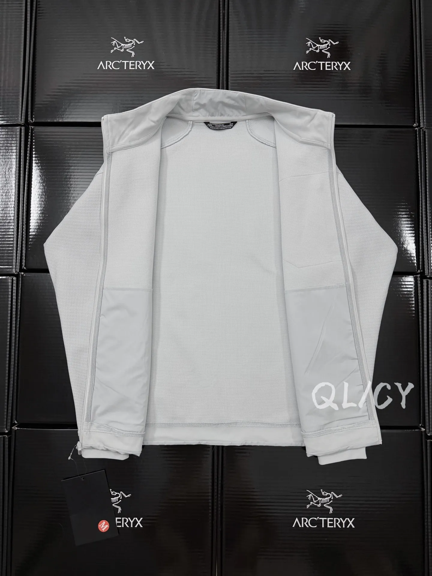 Waffle-Knit Zip-Up Outdoor Jacket D28020852 — view 8