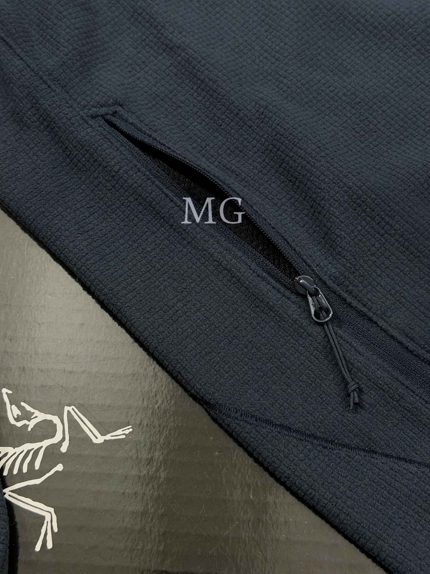 Delta LT Waffle-Knit Fleece Jacket D30020935 — view 3