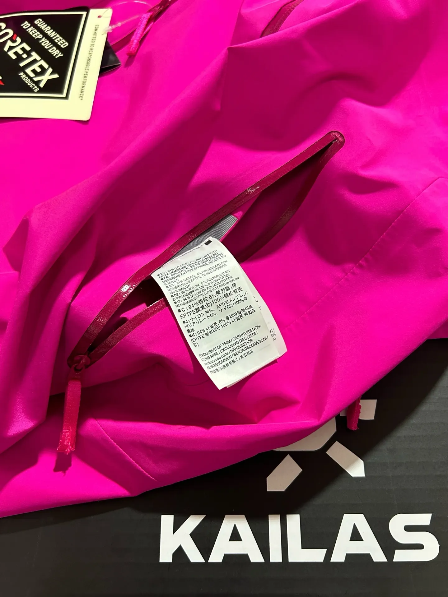 Kailas LT GORE-TEX Waterproof Hardshell Jacket D31020603 — view 5