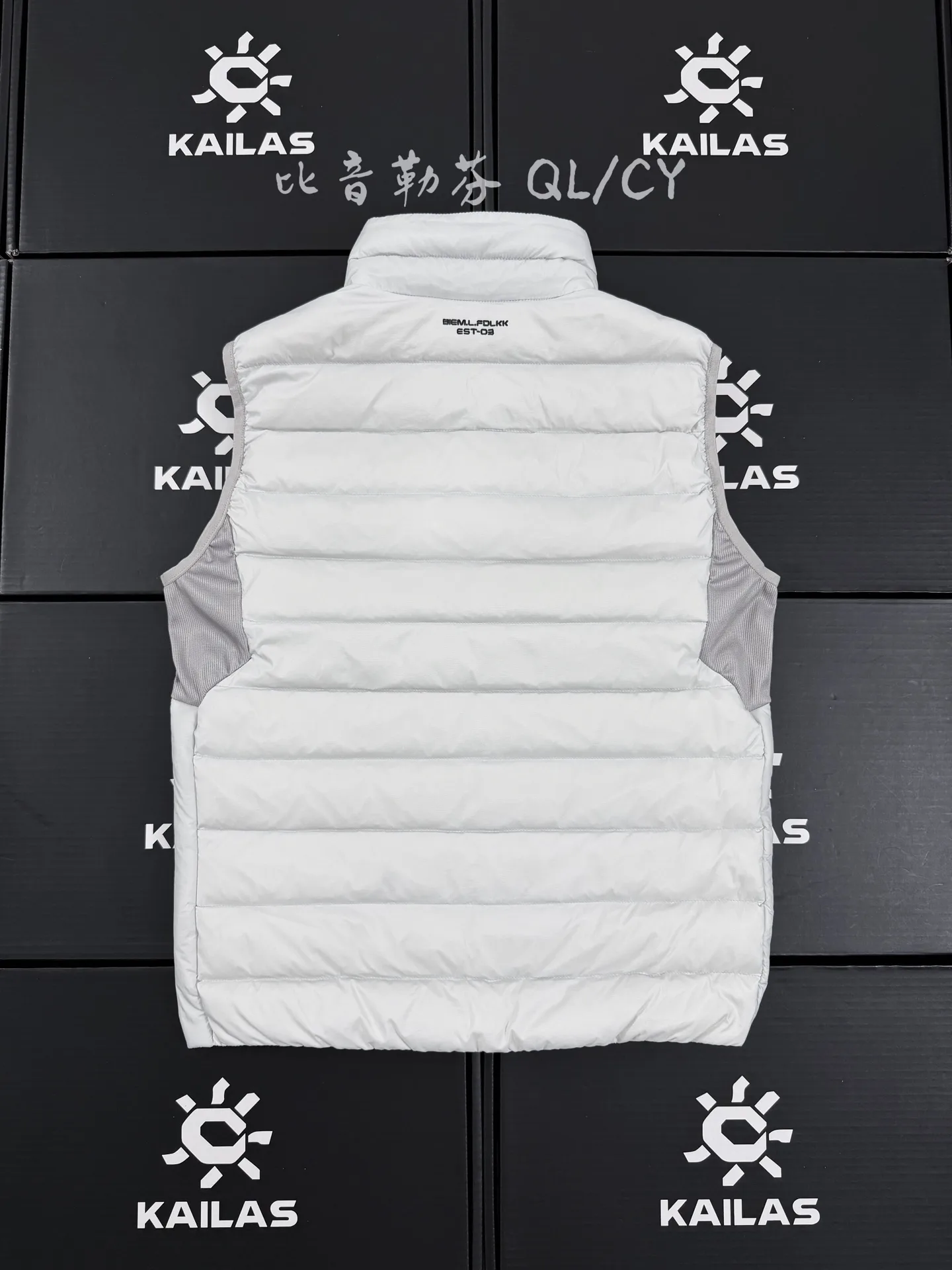 Lightweight Quilted Goose Down Gilet D34020952 — view 2