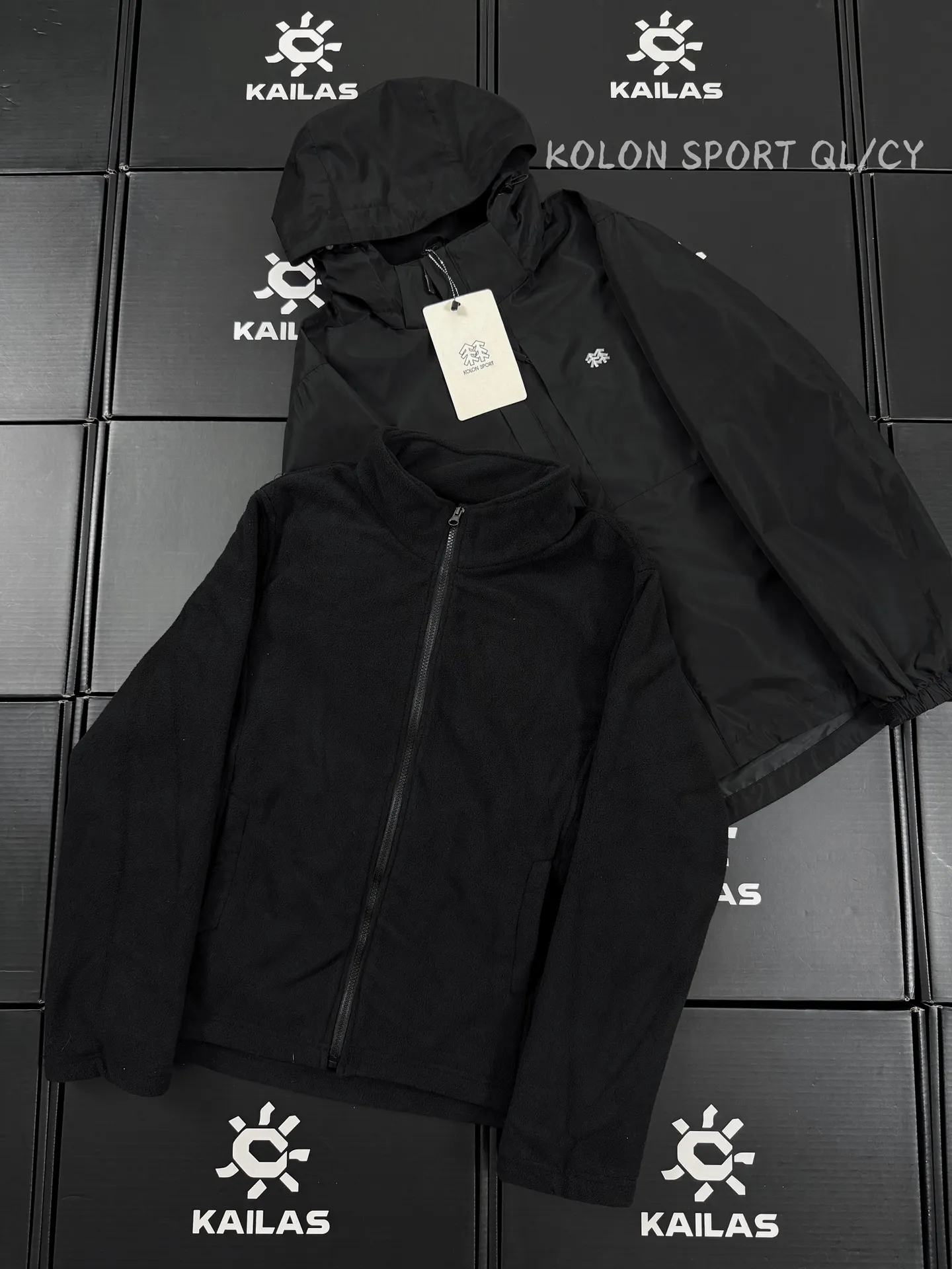 3-in-1 Waterproof Hooded Jacket with Fleece Liner D34020971