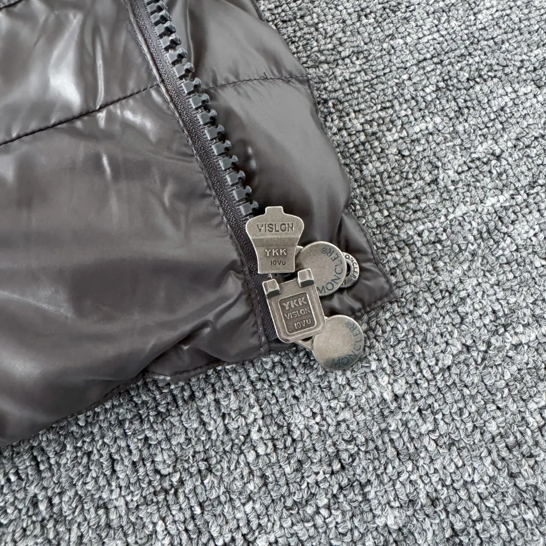 Moncler Glossy Down-Filled Puffer Vest D34024724 — view 10