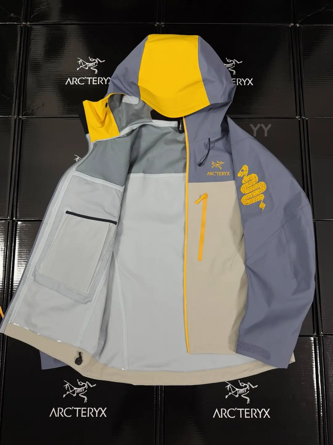 Alpha SV Lunar New Year Year of the Snake Hardshell Jacket D35020610 — view 3