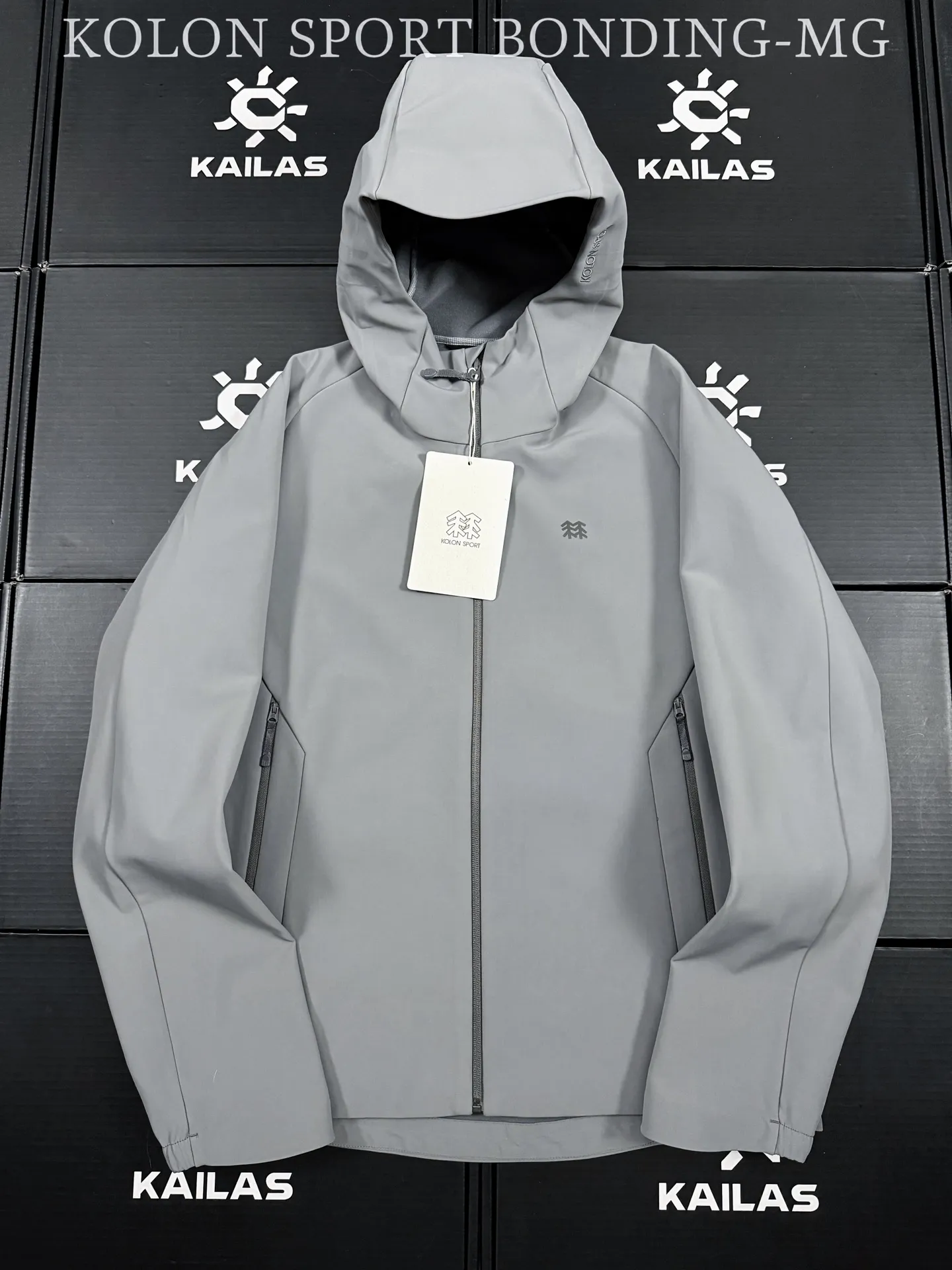 Kolon Sport Hooded Softshell Outdoor Jacket D38020750 — view 2