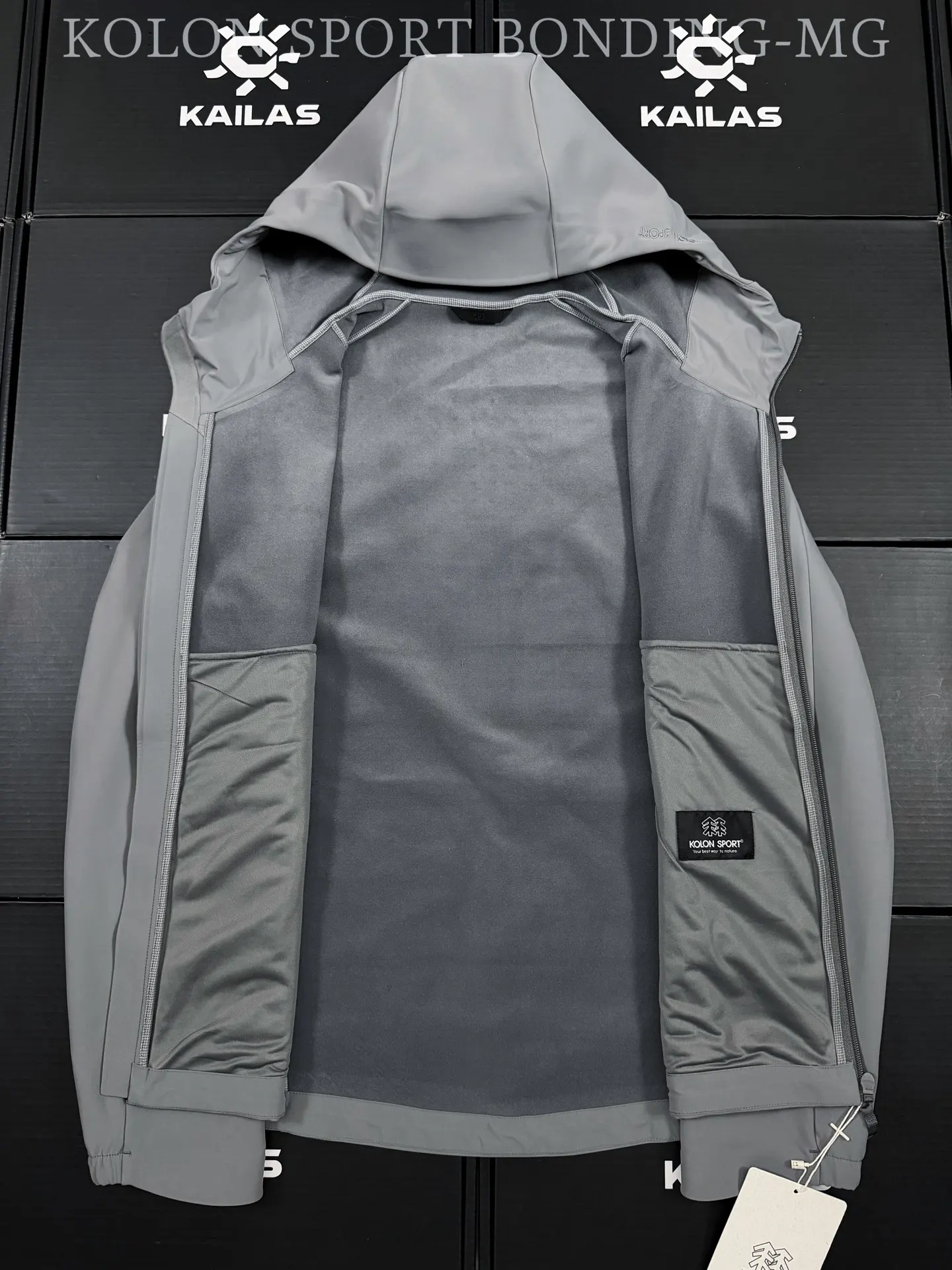 Kolon Sport Hooded Softshell Outdoor Jacket D38020750 — view 8