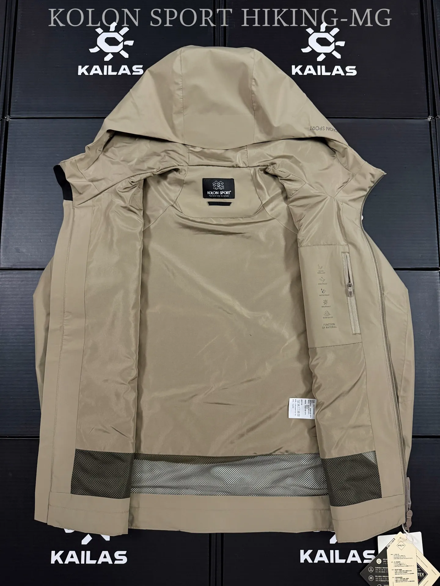 Kolon Sport GORE-TEX 2L Hiking Shell Jacket D38020784 — view 7