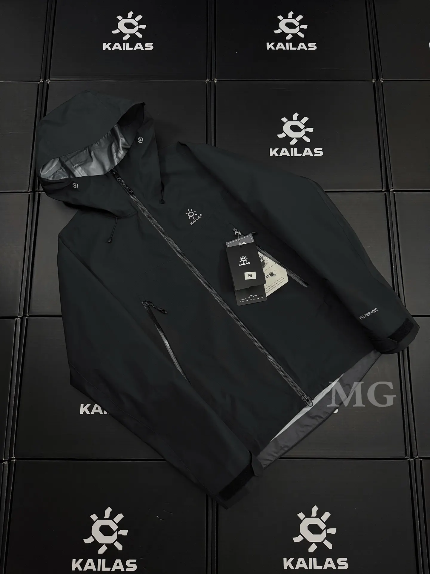 Bogda LT Waterproof Hooded Hardshell Jacket D39020930 — view 2