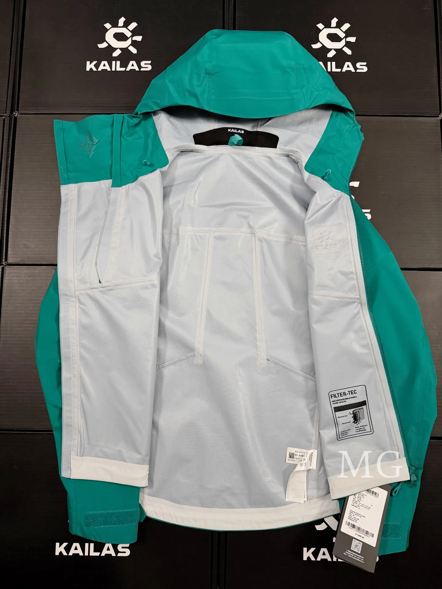 Kailas Filtertec Lightweight Waterproof Shell Jacket D40020753 — view 7