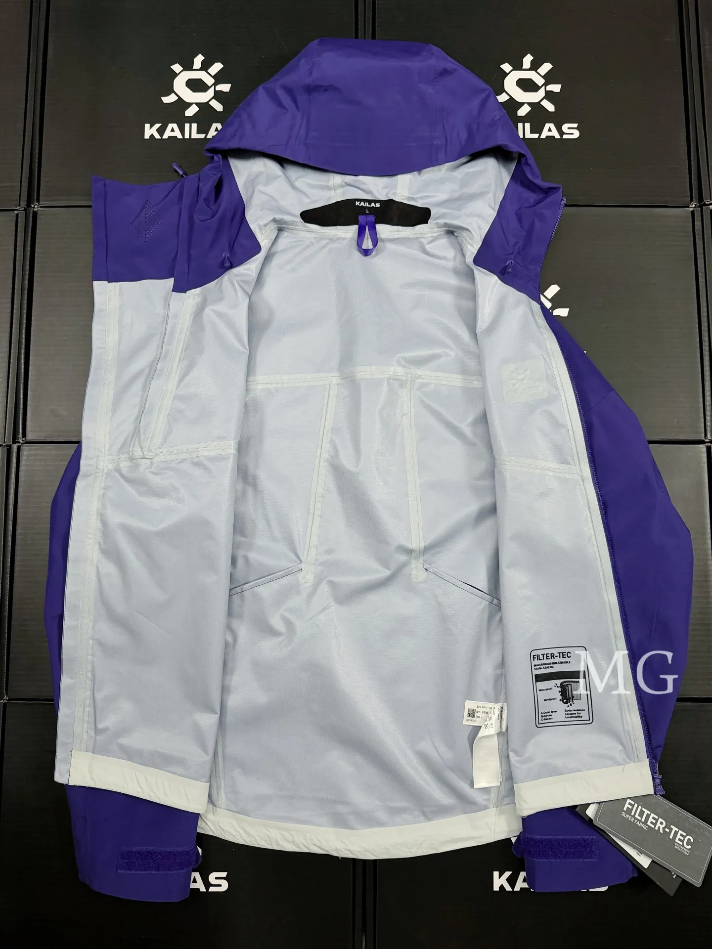 Kailas Filtertec Lightweight Waterproof Shell Jacket D40020752 — view 7