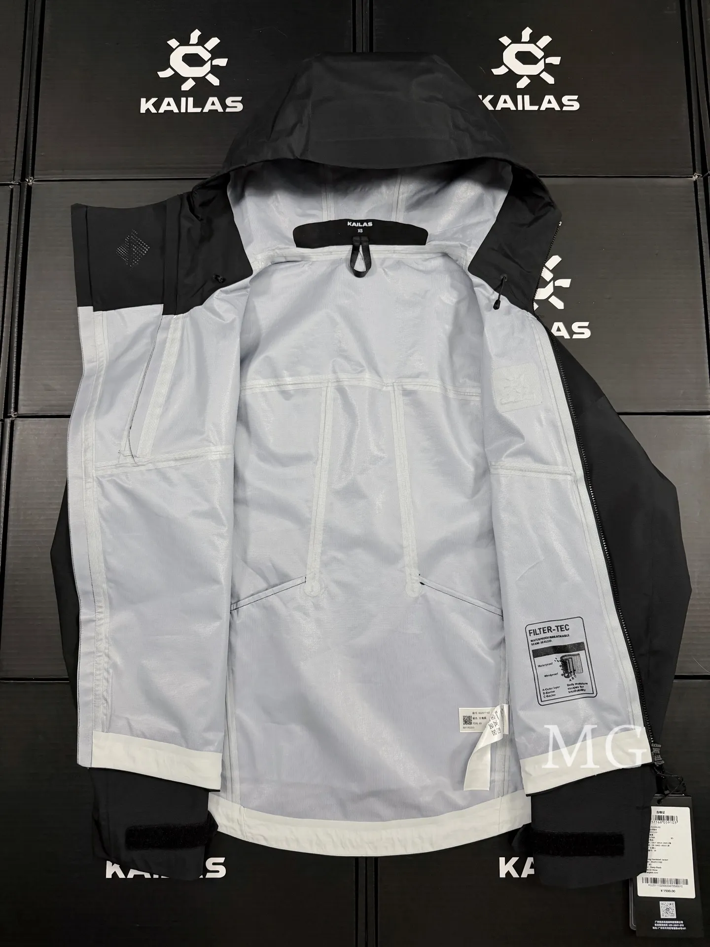Kailas Filtertec Lightweight Waterproof Shell Jacket D40020755 — view 7