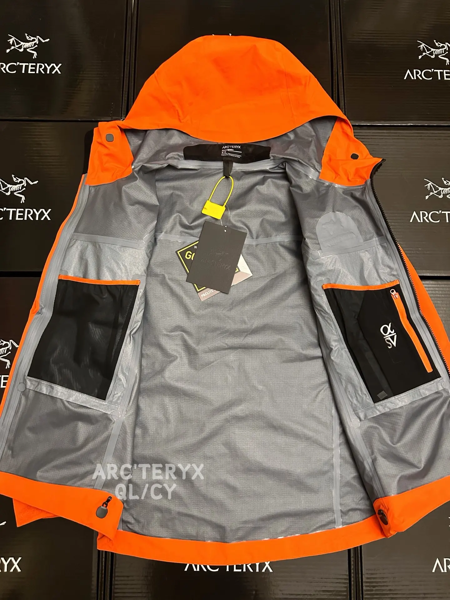 Alpha SV GORE-TEX Hooded Shell Jacket D42020879 — view 9