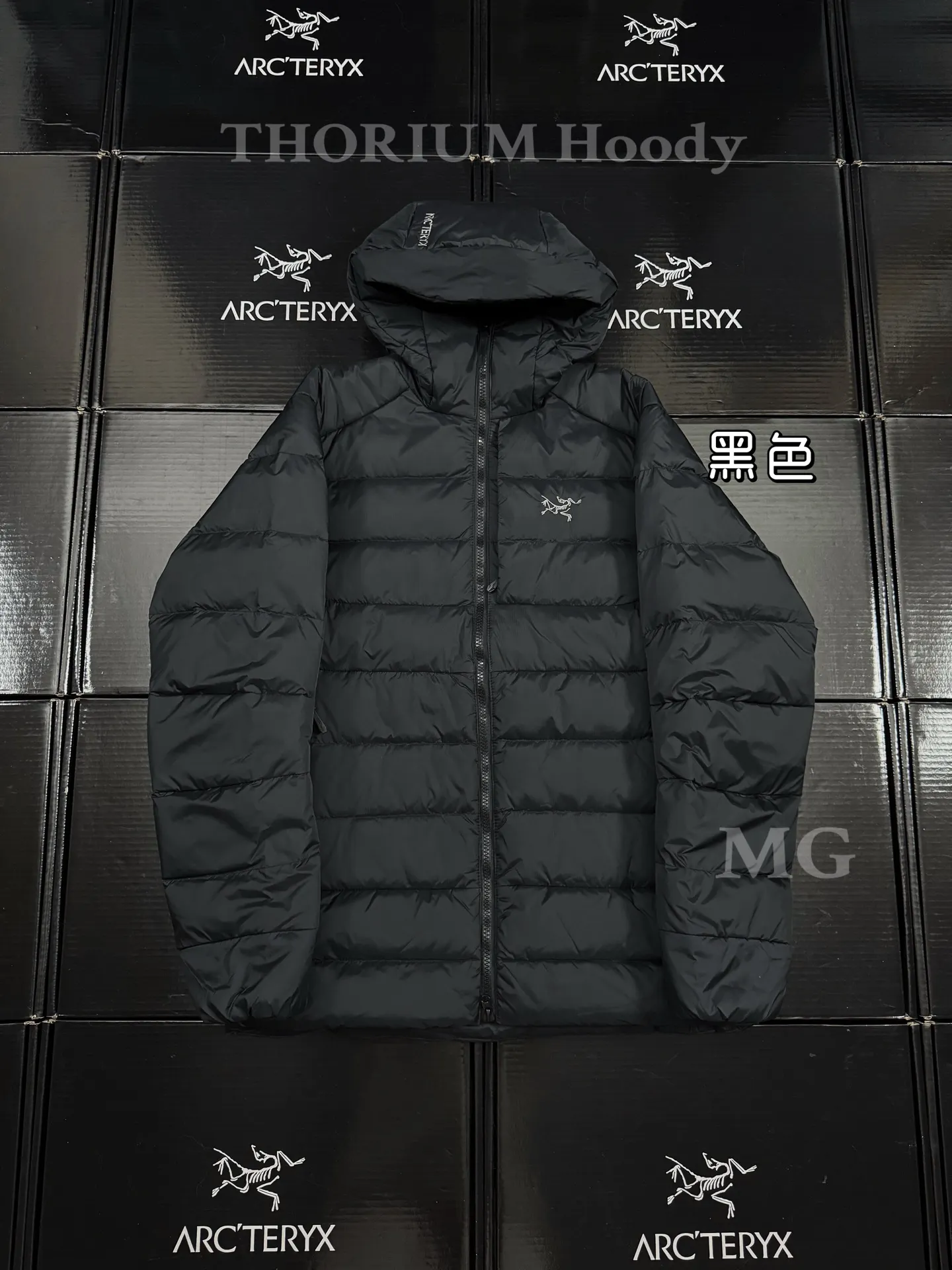 Thorium Hooded Down Puffer Jacket D43020639