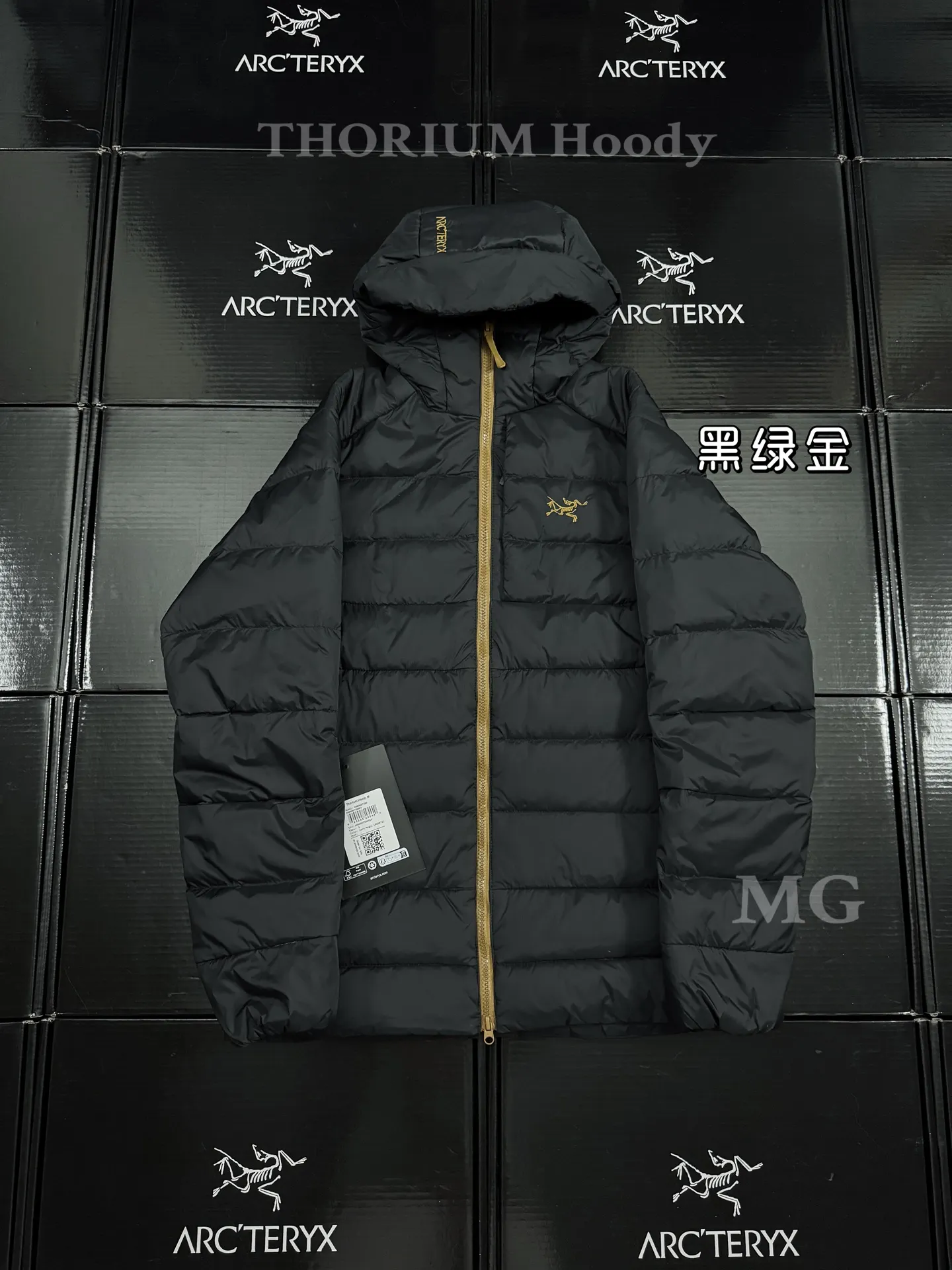 Thorium Hooded Down Puffer Jacket D43020638