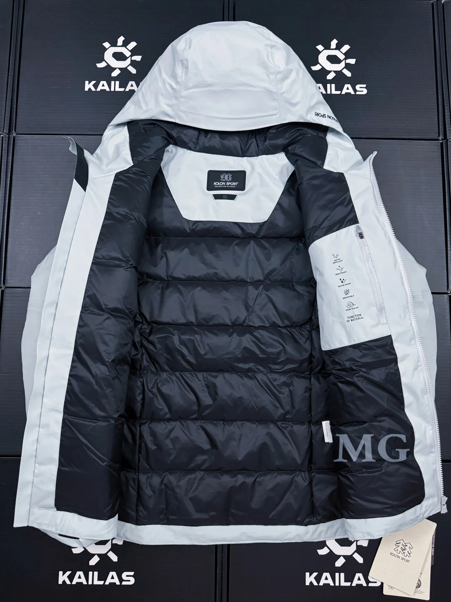 KOLON SPORT Hooded Down-Filled Puffer Jacket D56020680 — view 8