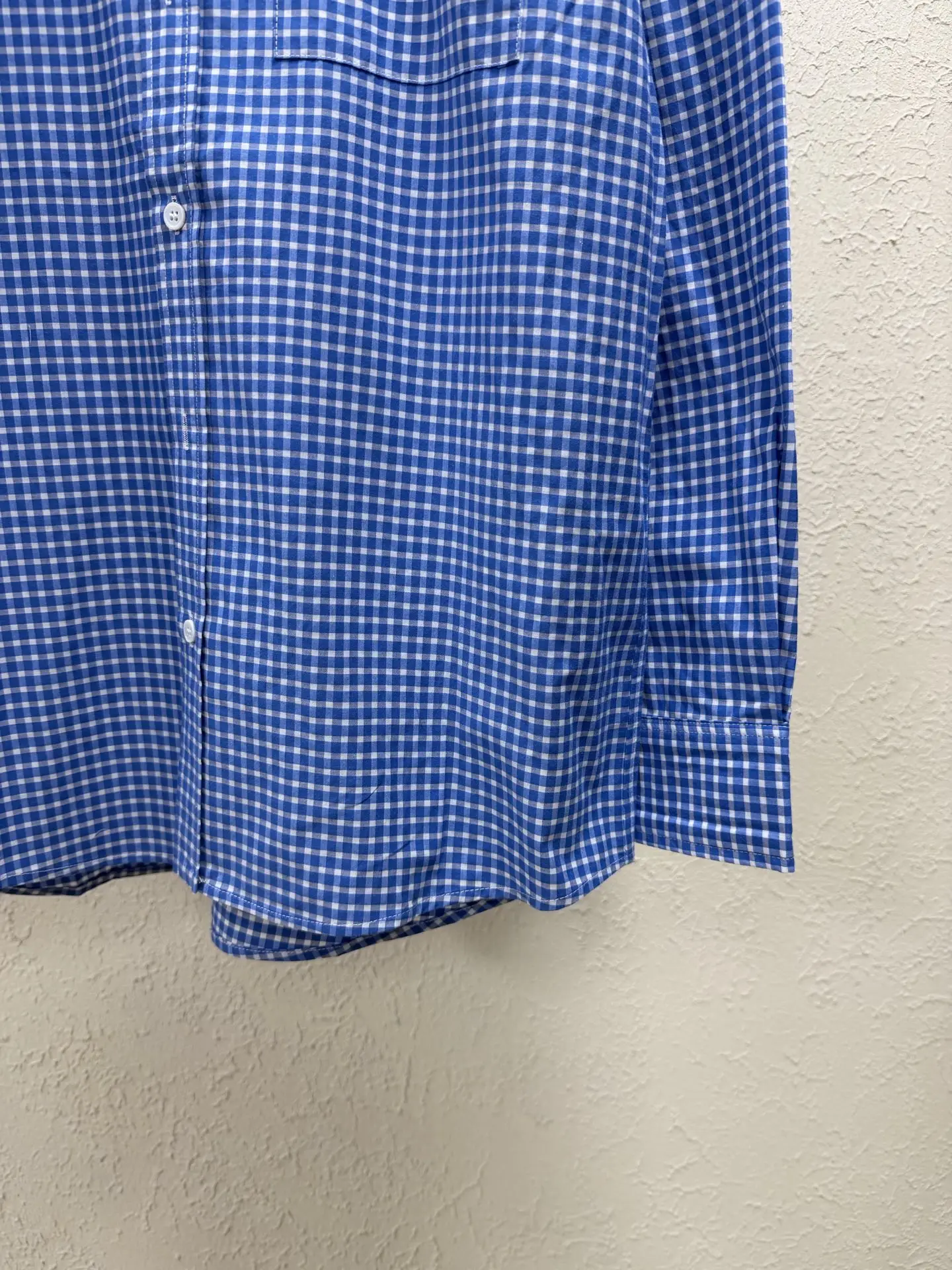 Anagram Embroidered Gingham Cotton Shirt D26019093 — view 6