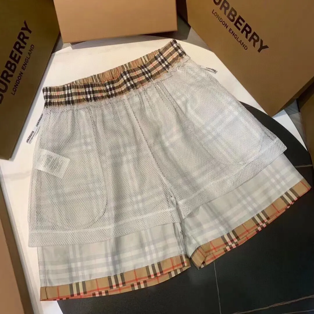 Vintage Check Drawstring Swim Shorts D10516284 — view 2