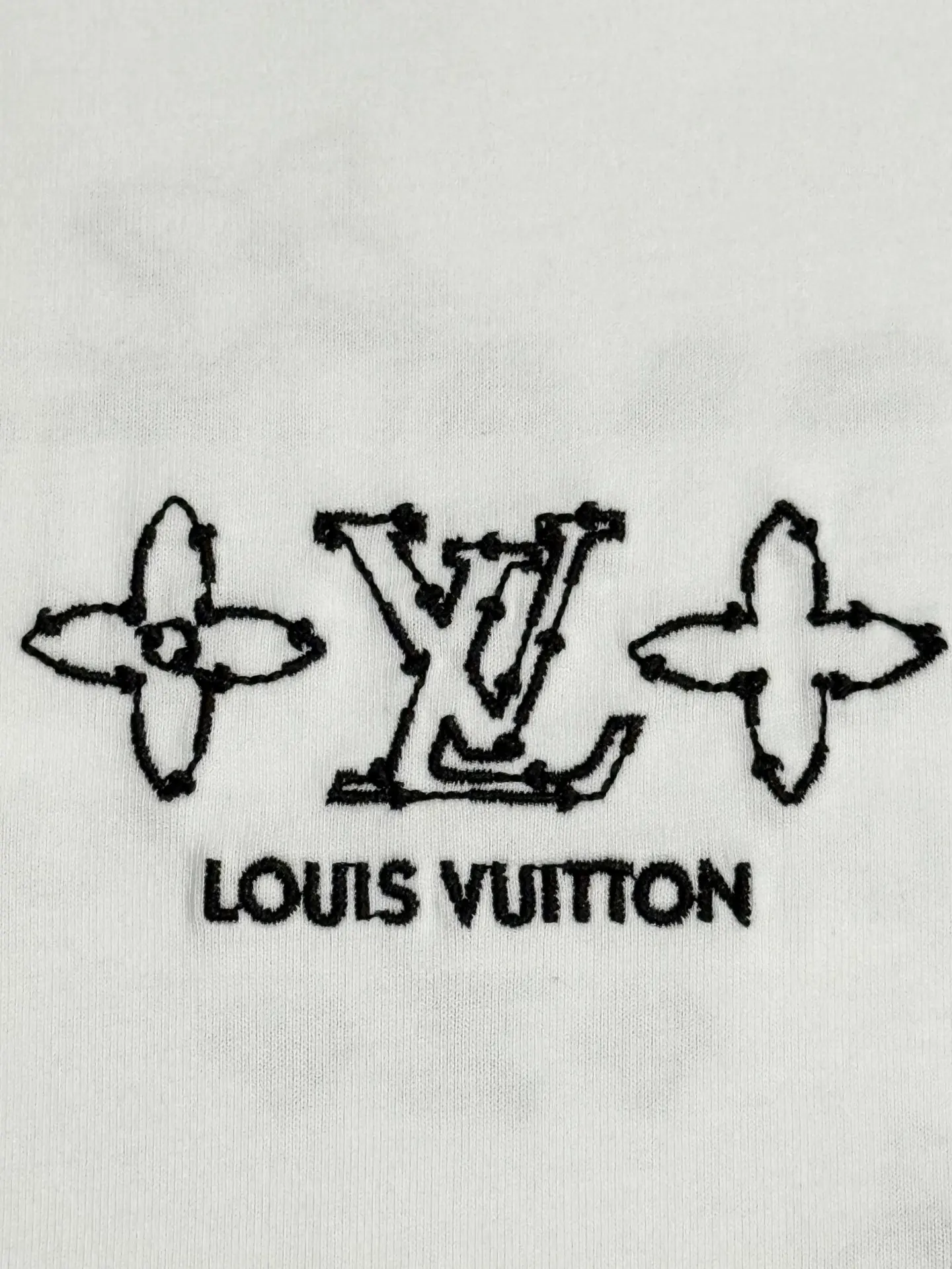 Embroidered Logo Cotton T-Shirt D13513487 — view 4