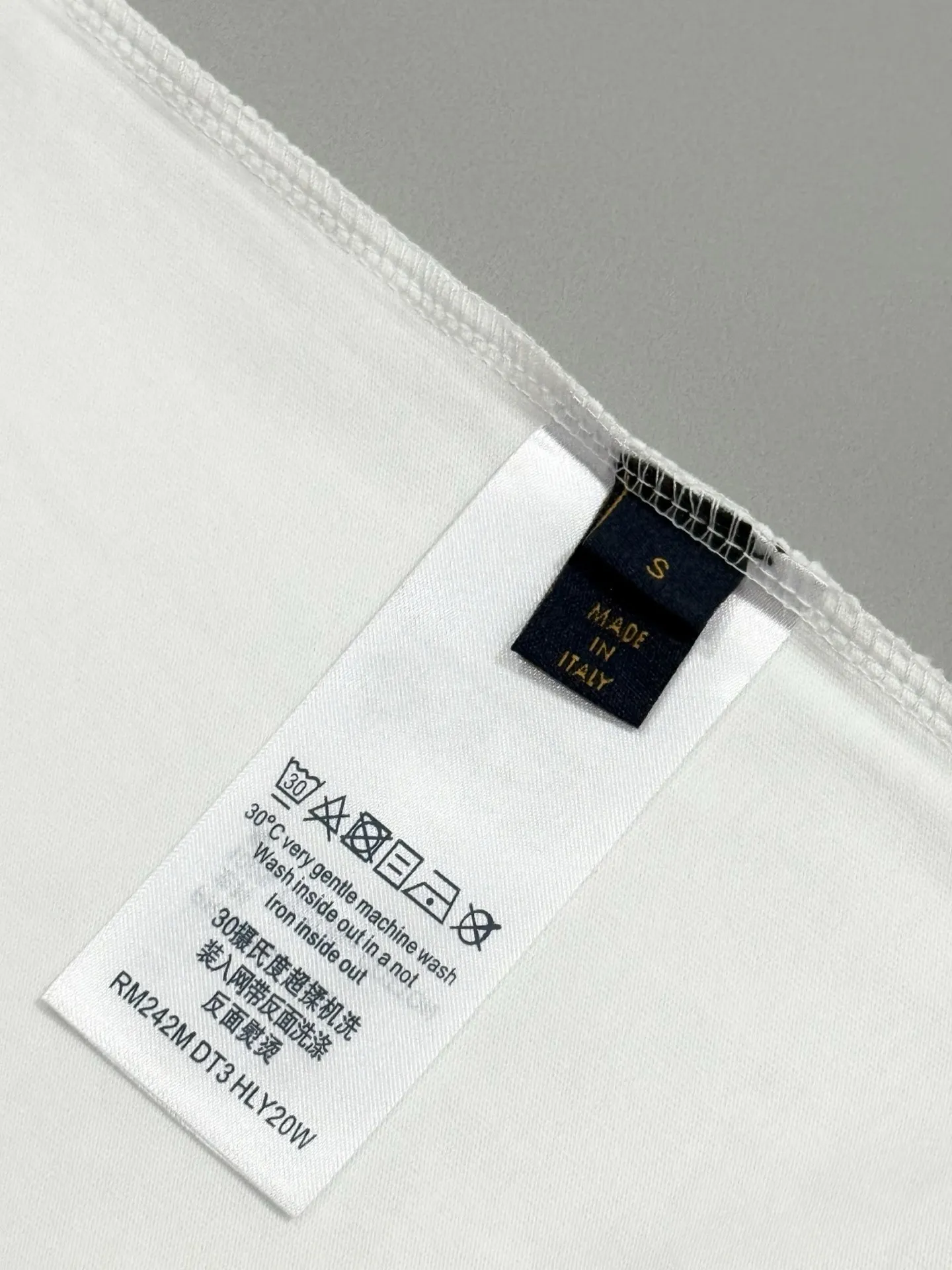 Embroidered Logo Cotton T-Shirt D13513487 — view 8