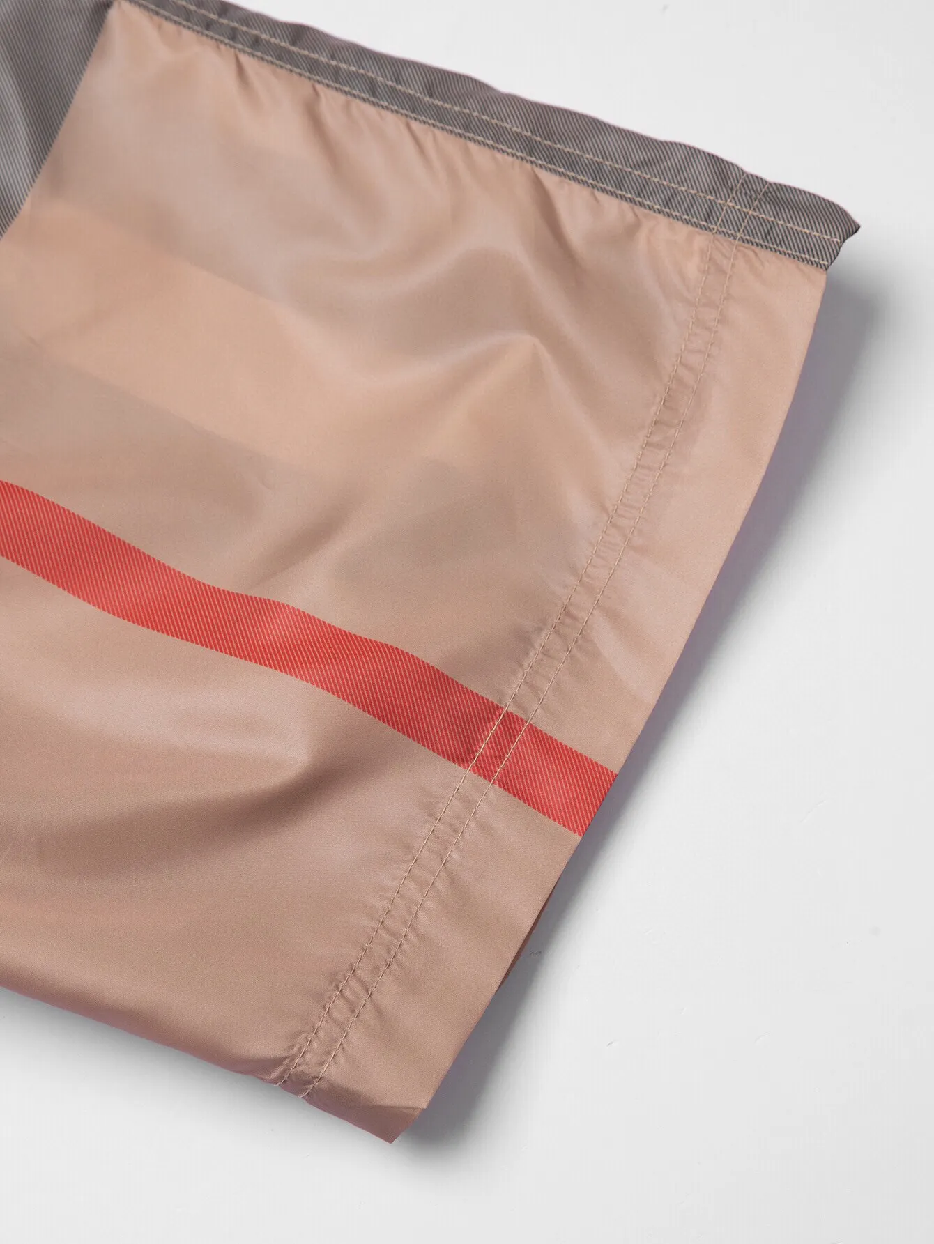Check Print Drawstring Swim Shorts D10516285 — view 13