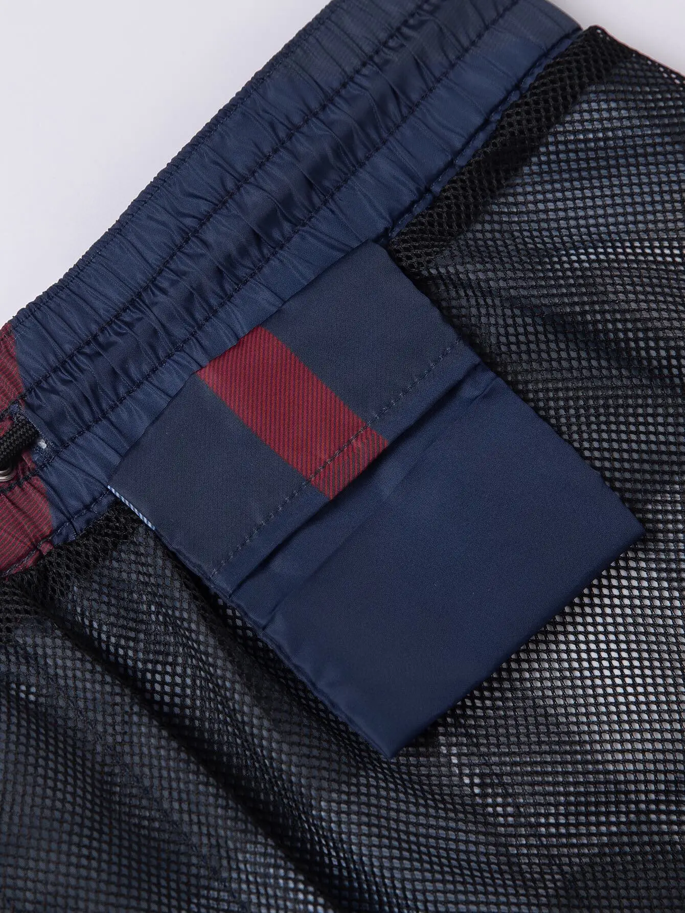 Check Print Drawstring Swim Shorts D10516286 — view 18