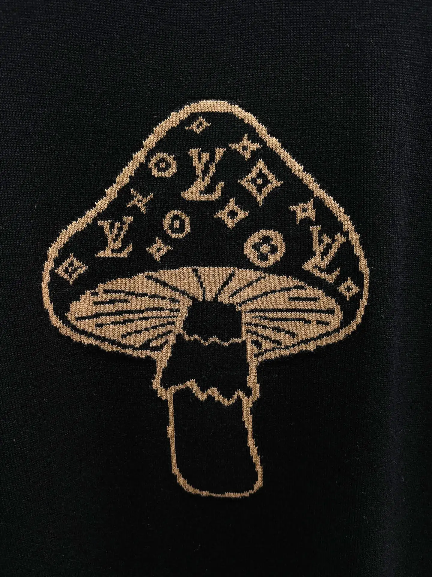 Mushroom Monogram Jacquard T-Shirt D18014329 — view 3