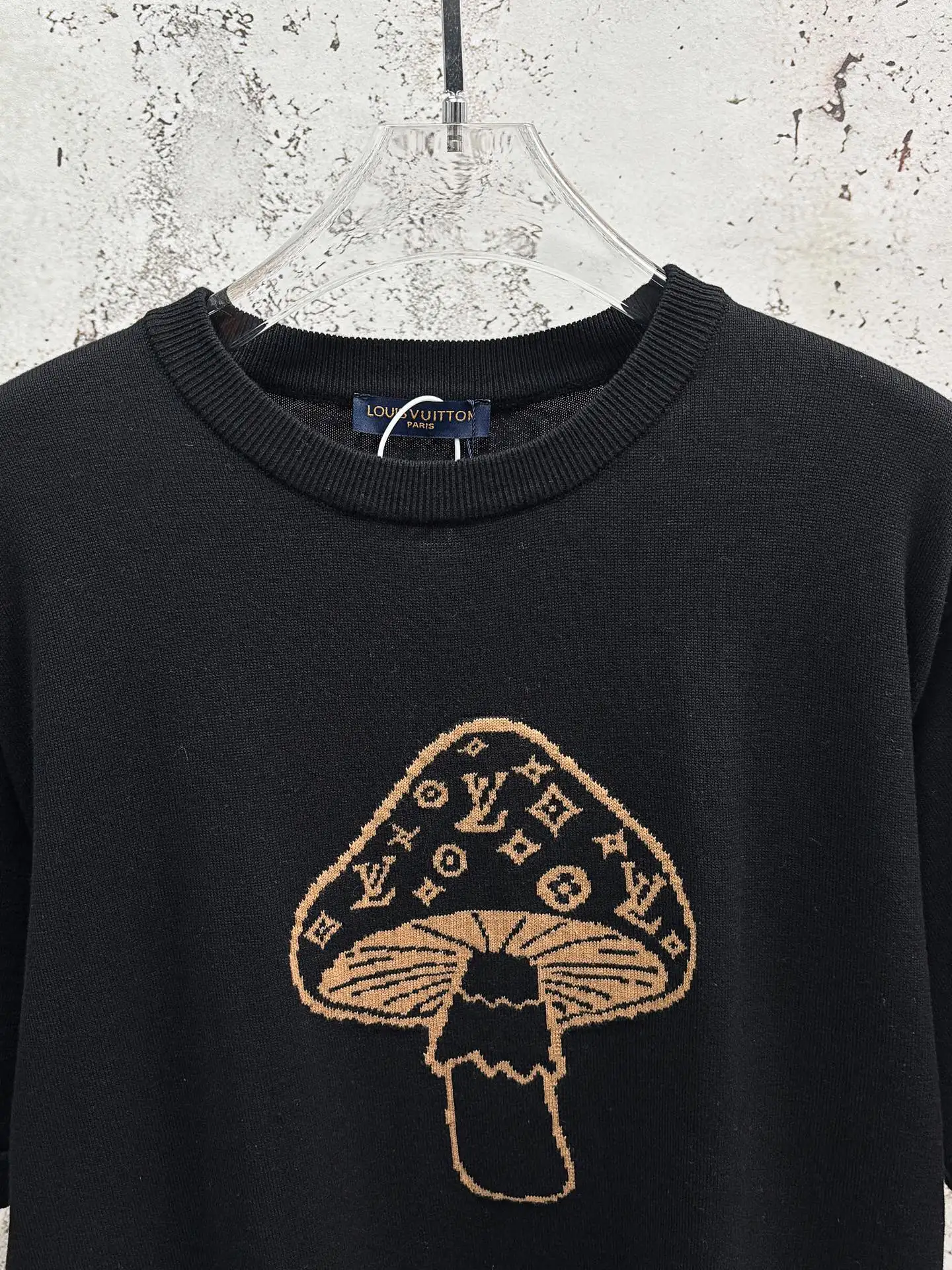 Mushroom Monogram Jacquard T-Shirt D18014329 — view 4