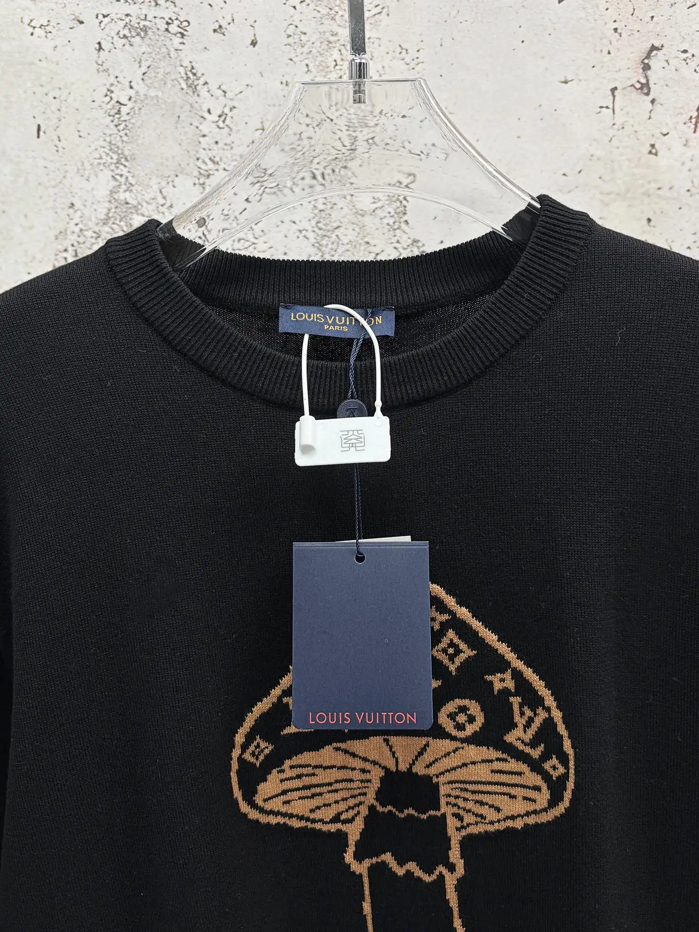 Mushroom Monogram Jacquard T-Shirt D18014329 — view 6