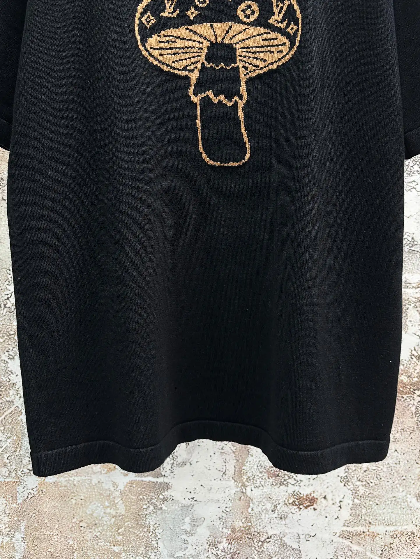 Mushroom Monogram Jacquard T-Shirt D18014329 — view 7