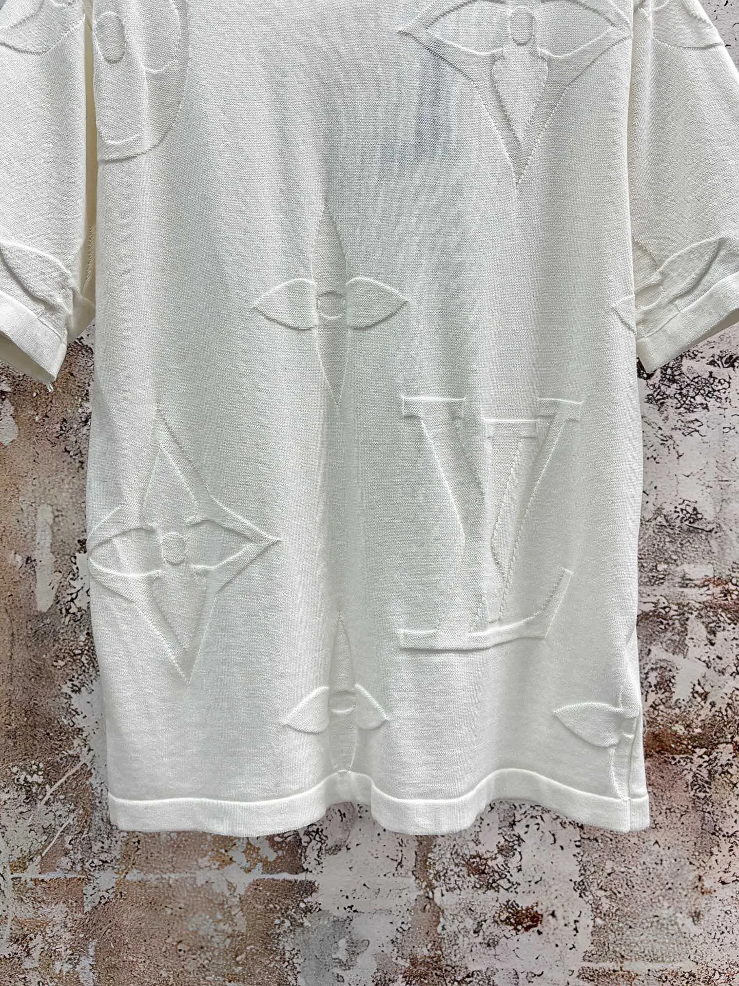 Monogram Jacquard Knit T-Shirt D18014334 — view 4