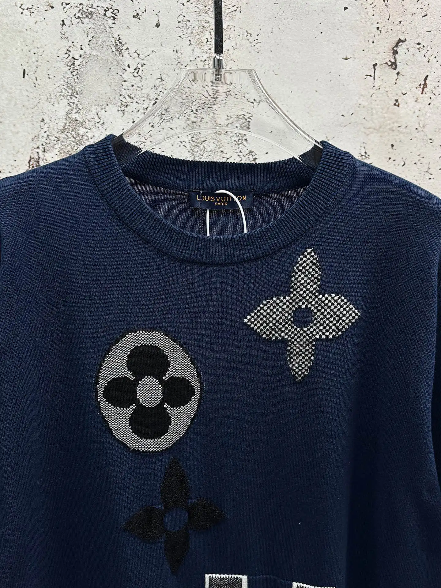 Monogram Jacquard Cotton Knit T-Shirt D18514328 — view 5