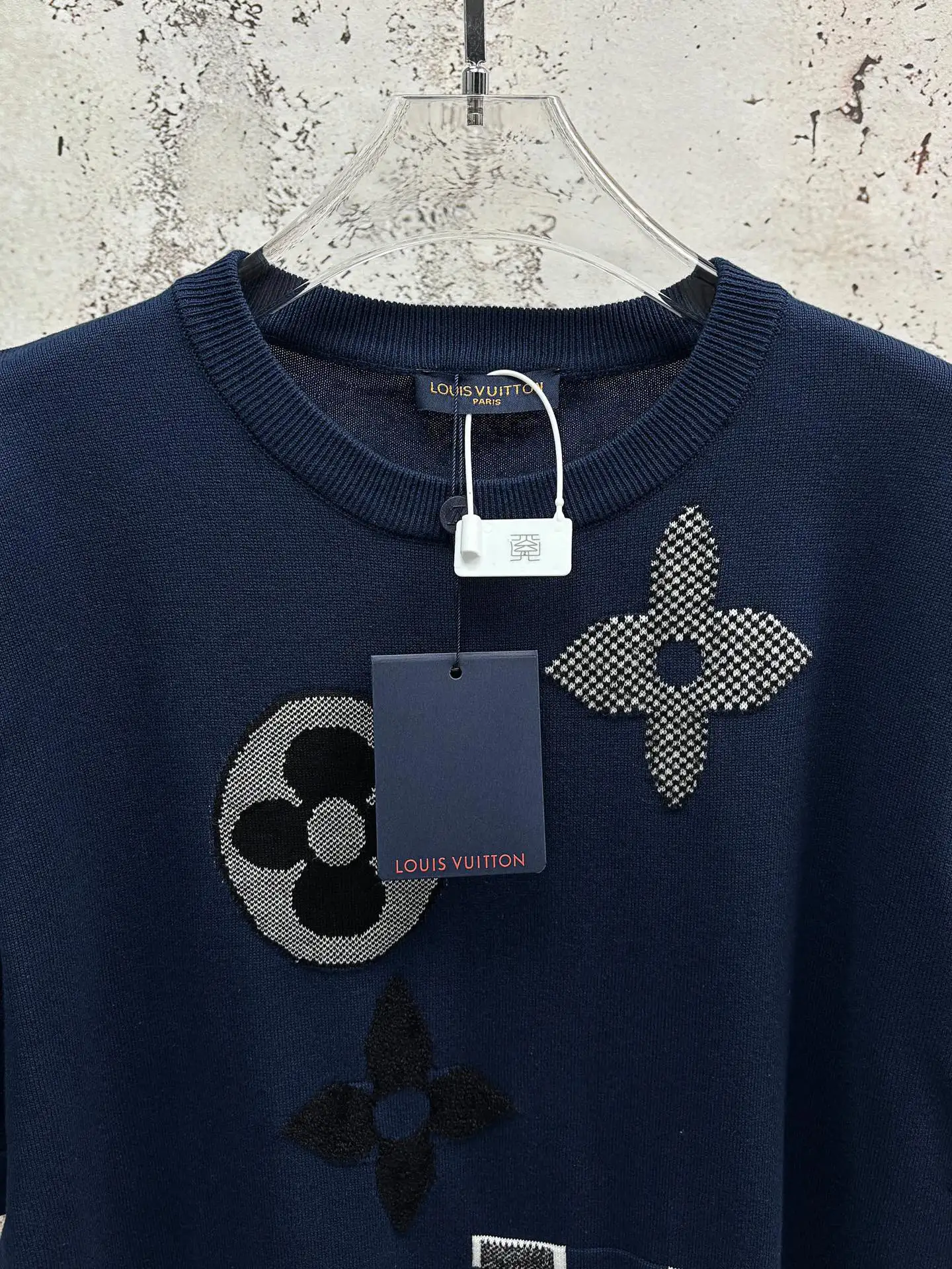 Monogram Jacquard Cotton Knit T-Shirt D18514328 — view 7