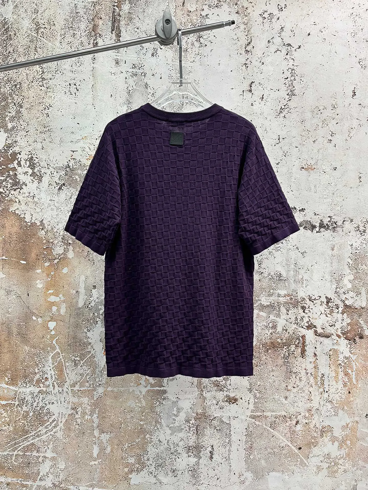 Damier Jacquard Cotton T-Shirt D18514331 — view 2