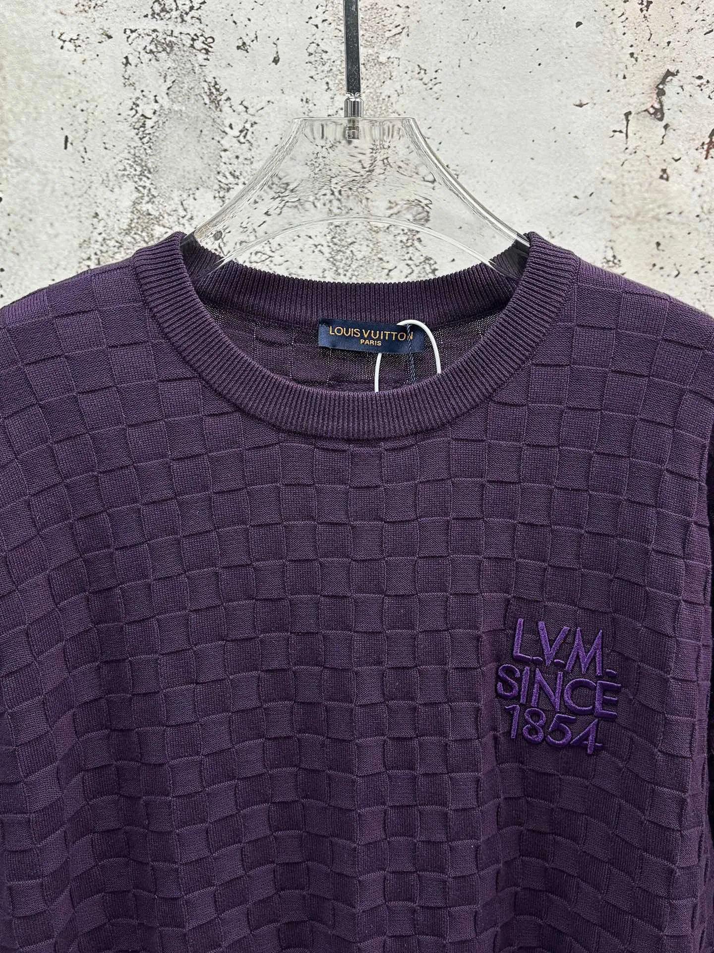 Damier Jacquard Cotton T-Shirt D18514331 — view 3