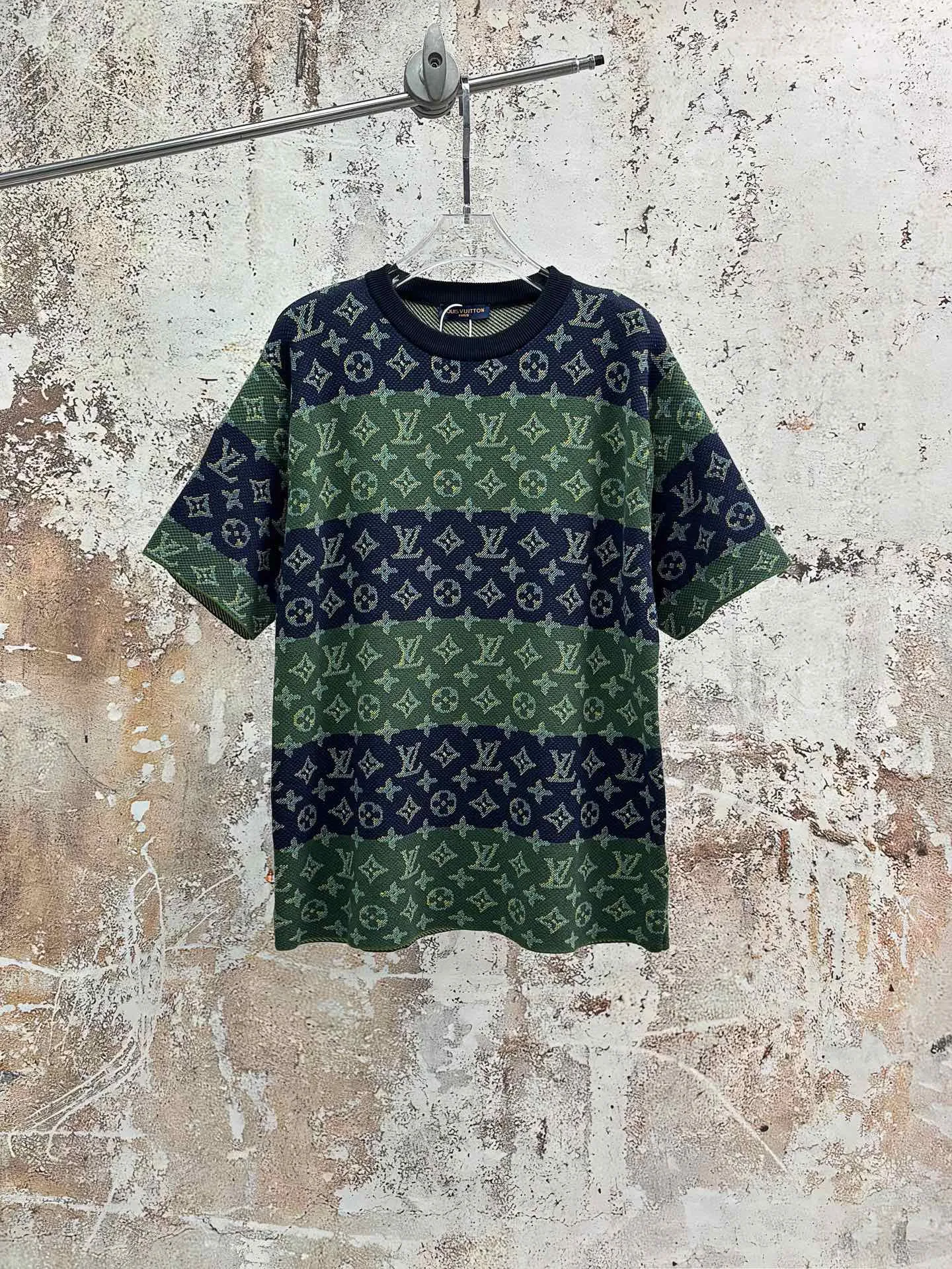 Monogram Striped Cotton T-Shirt D19014327