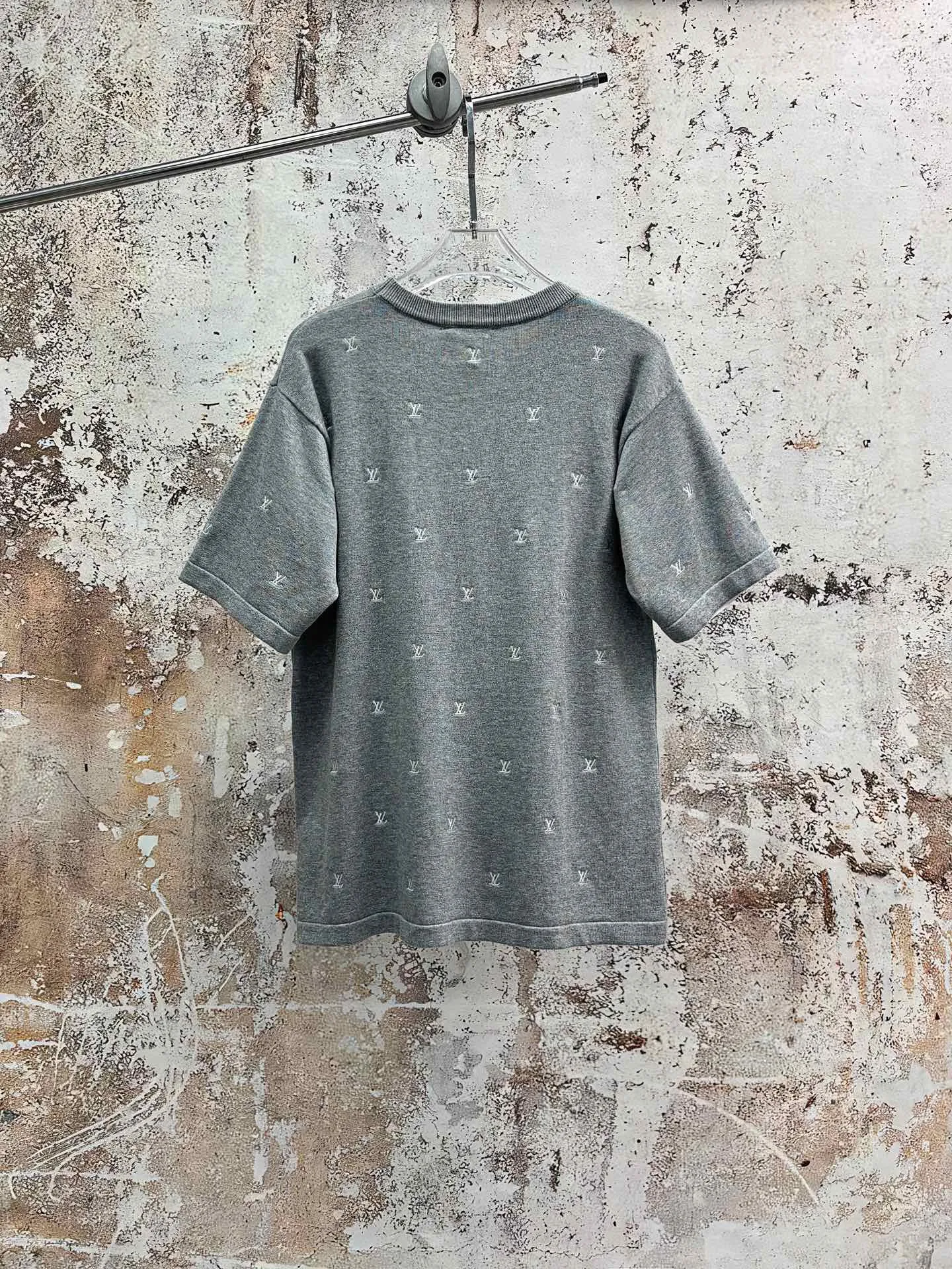 Monogram Embroidered Cotton T-Shirt D19514332 — view 2