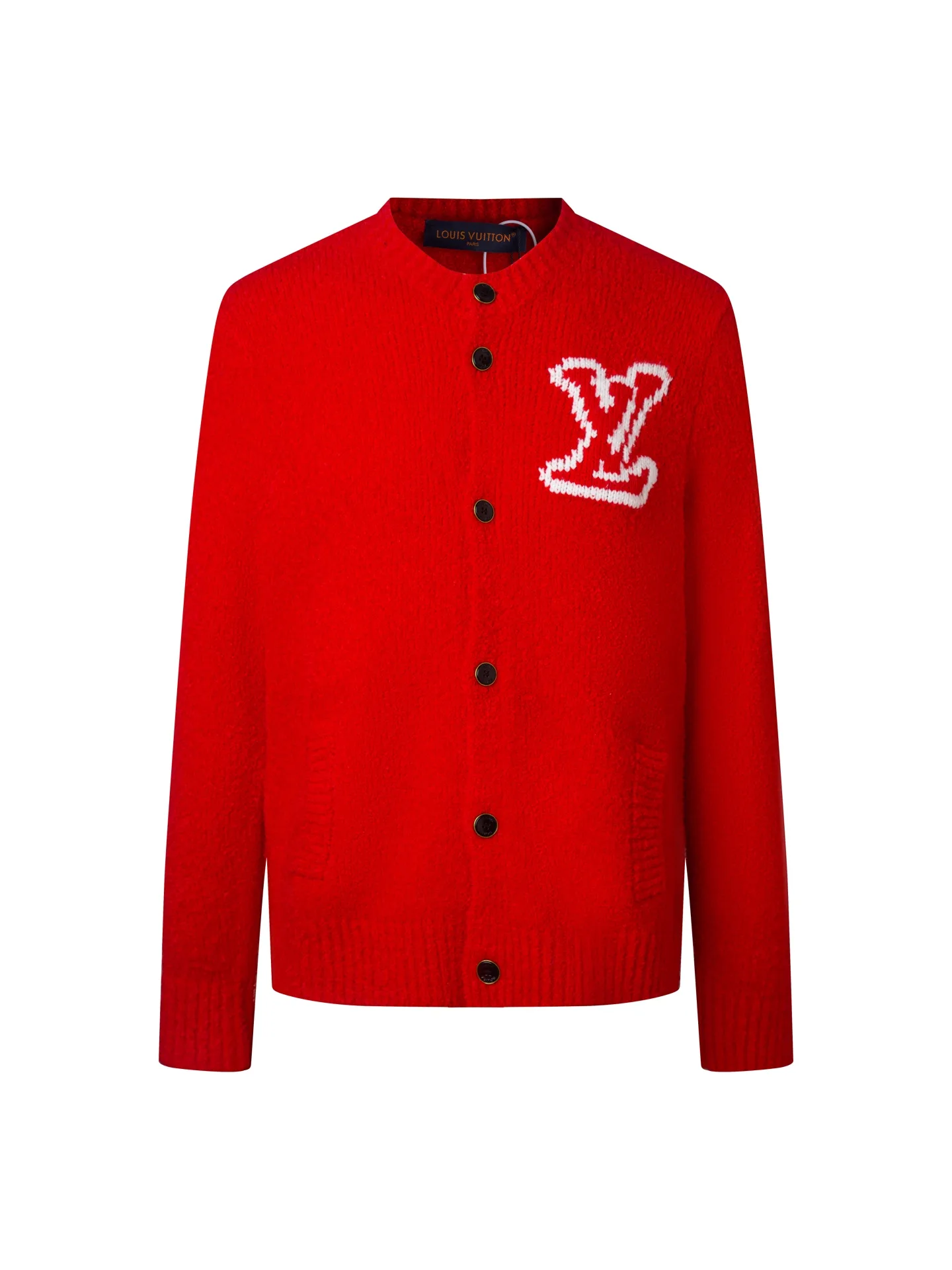 Logo Intarsia Wool-Blend Cardigan D22016390