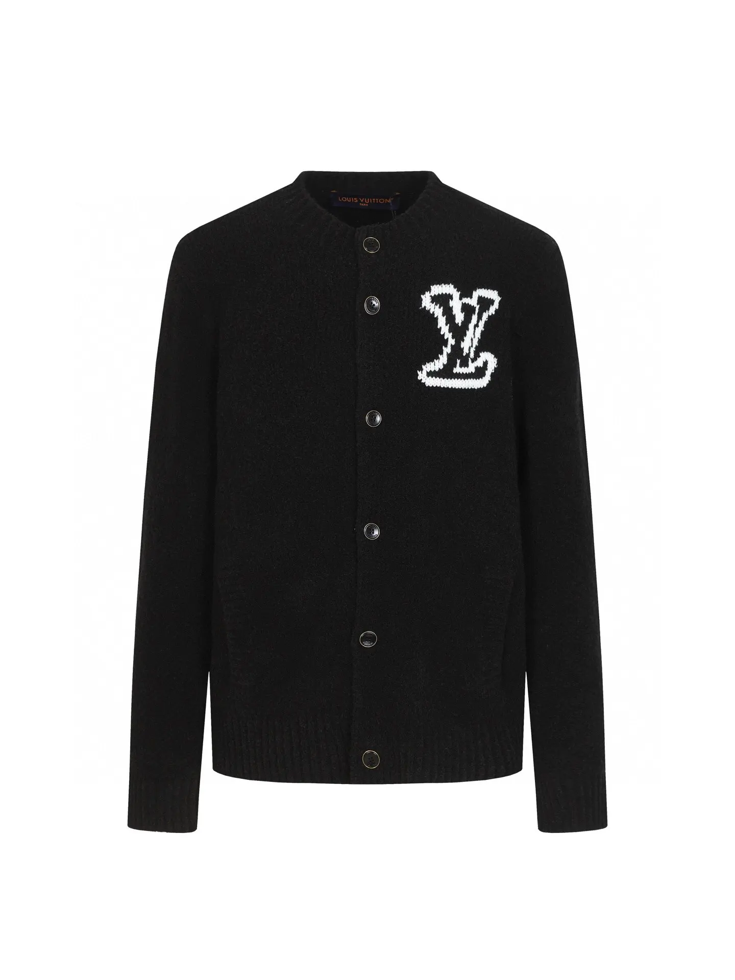 Logo Intarsia Wool-Blend Cardigan D22016389