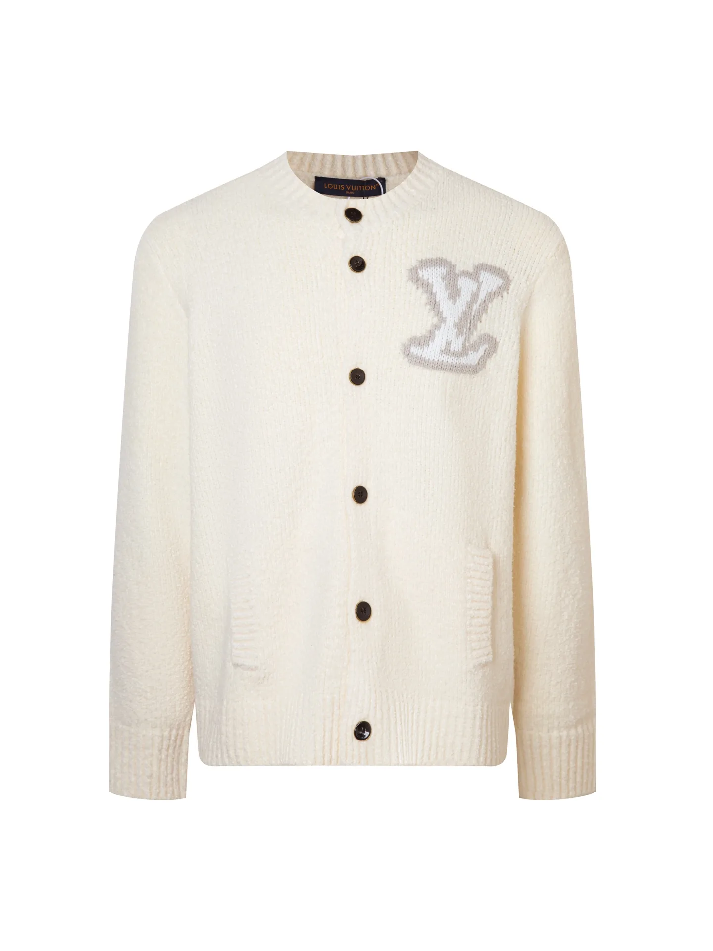 Logo Intarsia Wool-Blend Cardigan D22016388